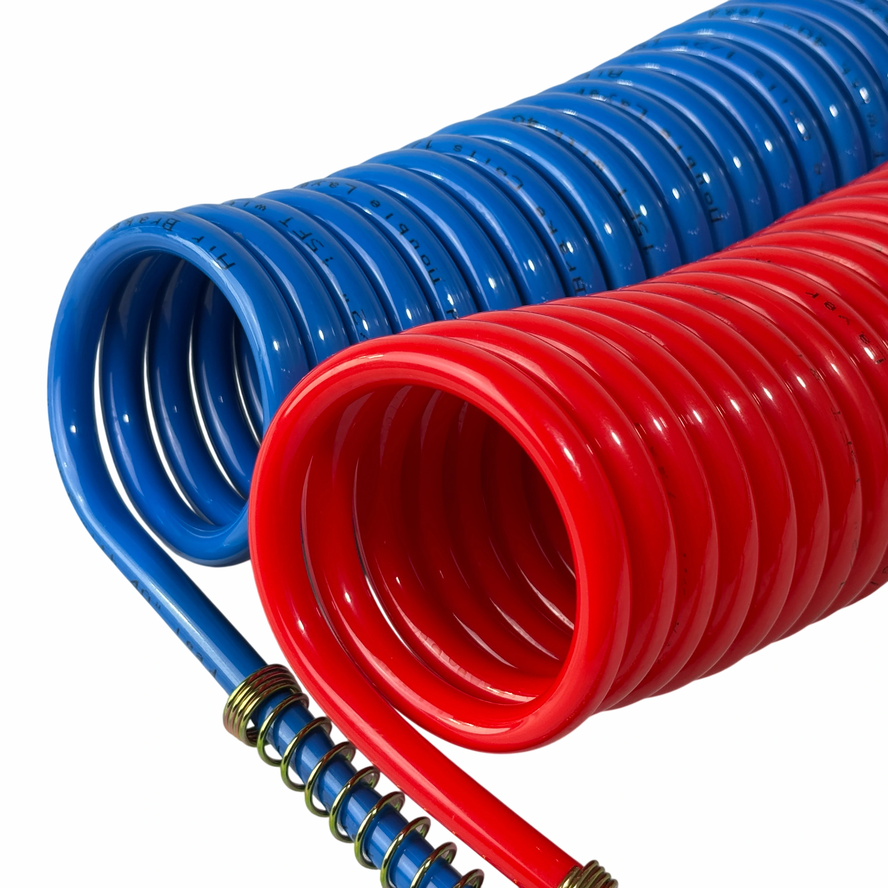 Single Layer Air Hose 1/2" 15ft SAE J1402 DOT Air Brake Hose w/ Spring — photo 2