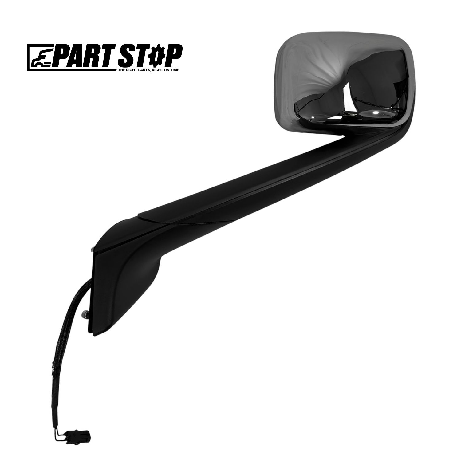 Chrome LH Hood Mirror for Freightliner Cascadia With Heating A2275354000