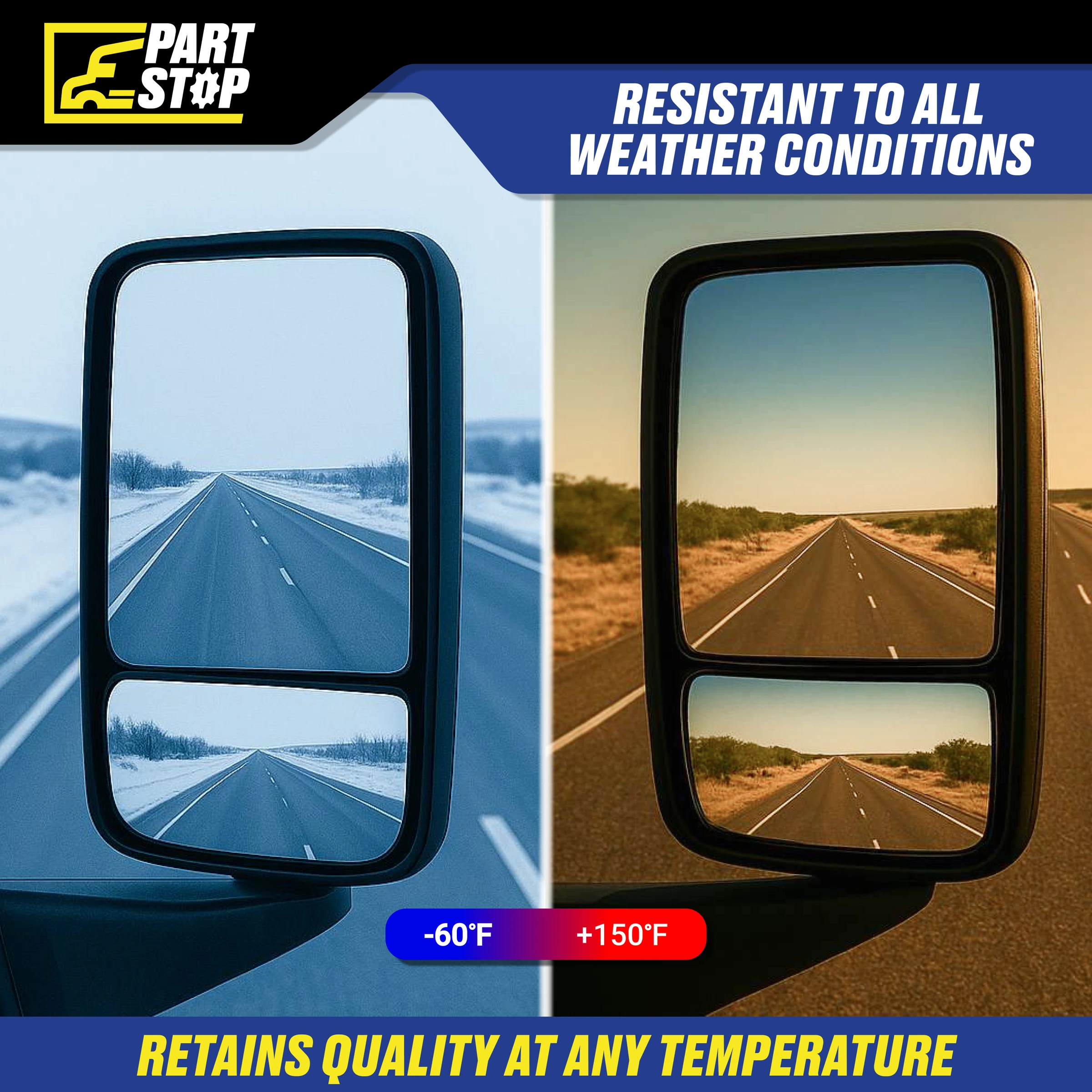 A22-73907-005 Heated Power Mirror Assembly Fits Freightliner Cascadia 2018-2024 — infographic 4