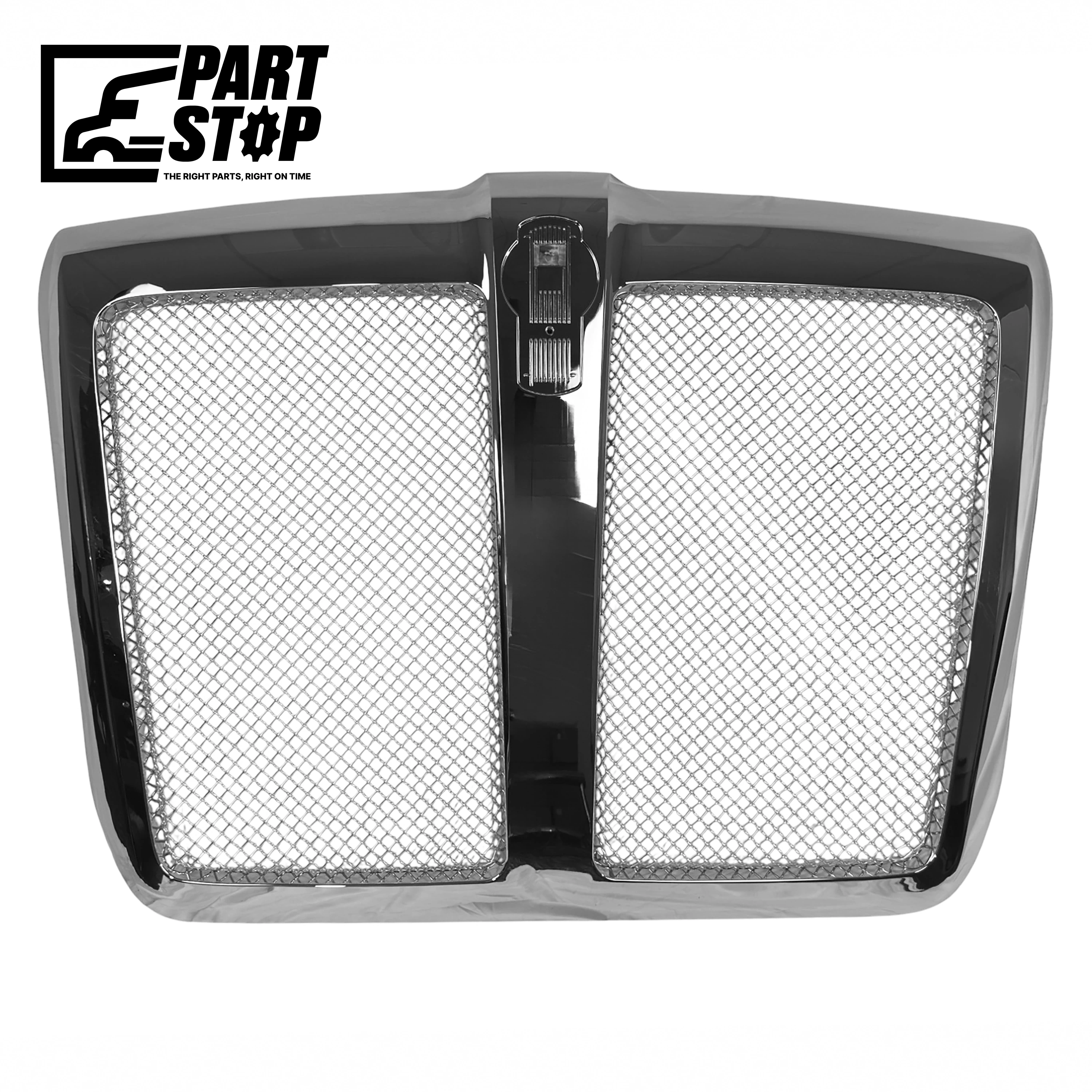 Chrome Grille+ Bug Screen –fit Kenworth T680 2015-2022 L296155100 No Emblem Aftermarket