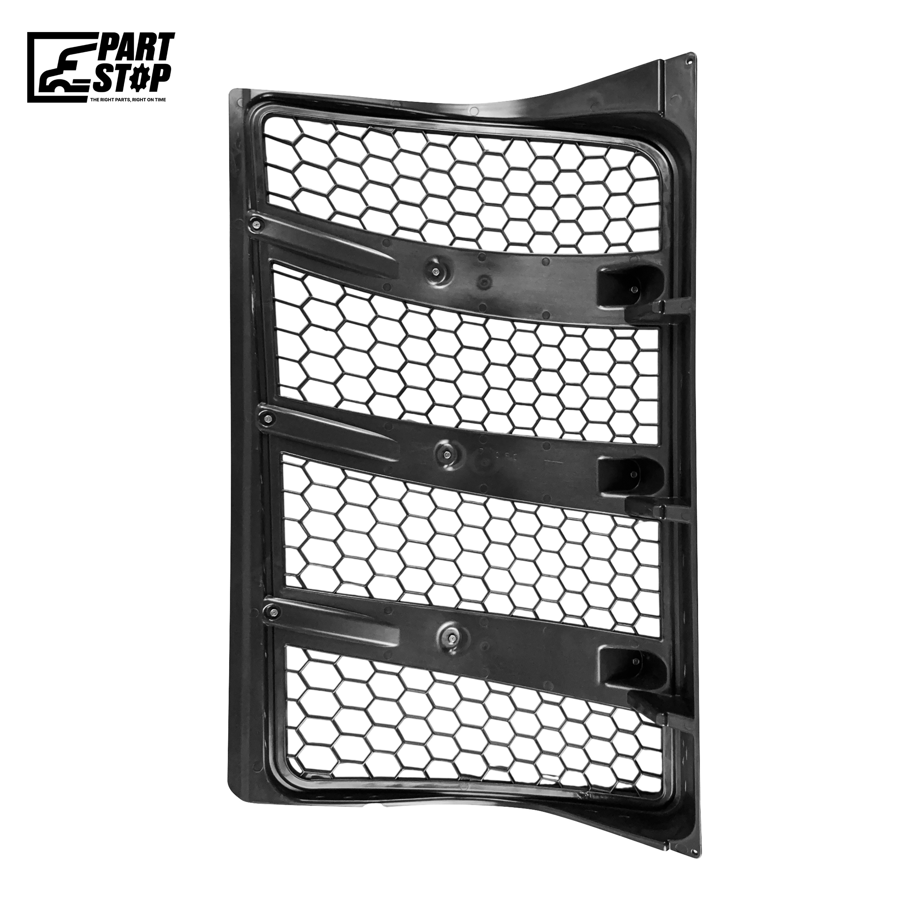 DR-017A Reefer Curbside Black Grille with Mesh - Fits Thermo King Precedent S-600, S-700, C-600 Series - Replaces 98-9118 — photo 2