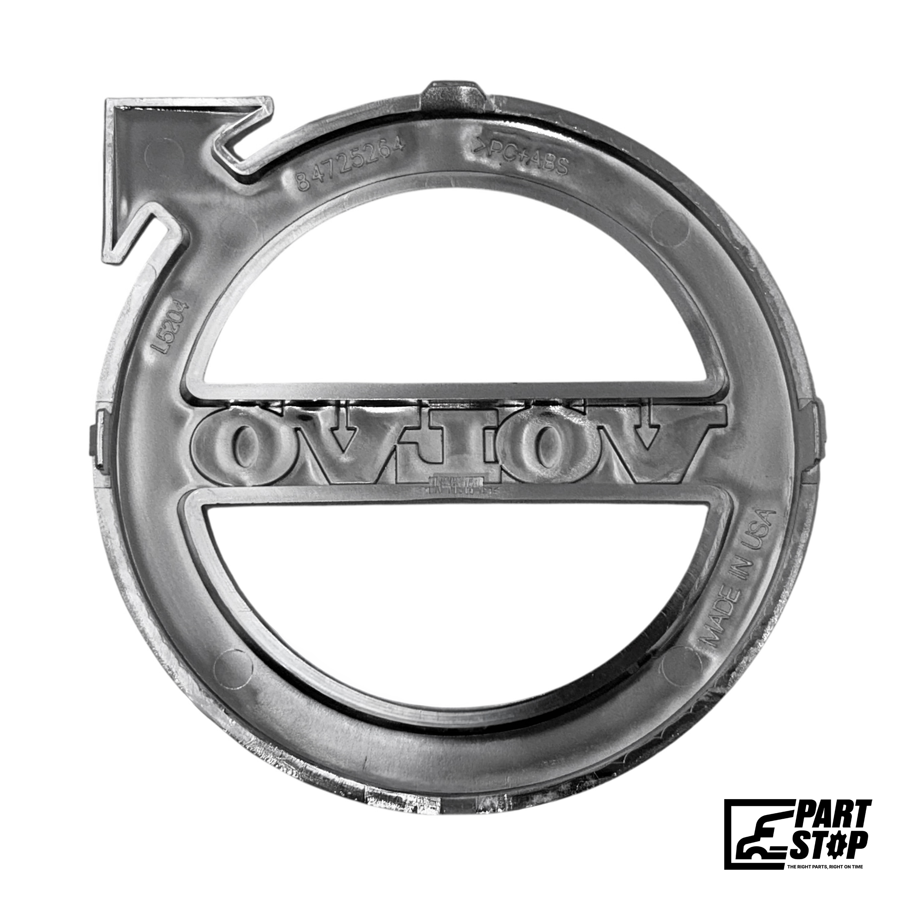 F00767 Volvo VNL Emblem 2018+ Chrome Iron Mark Front Grill Logo Badge — photo 2