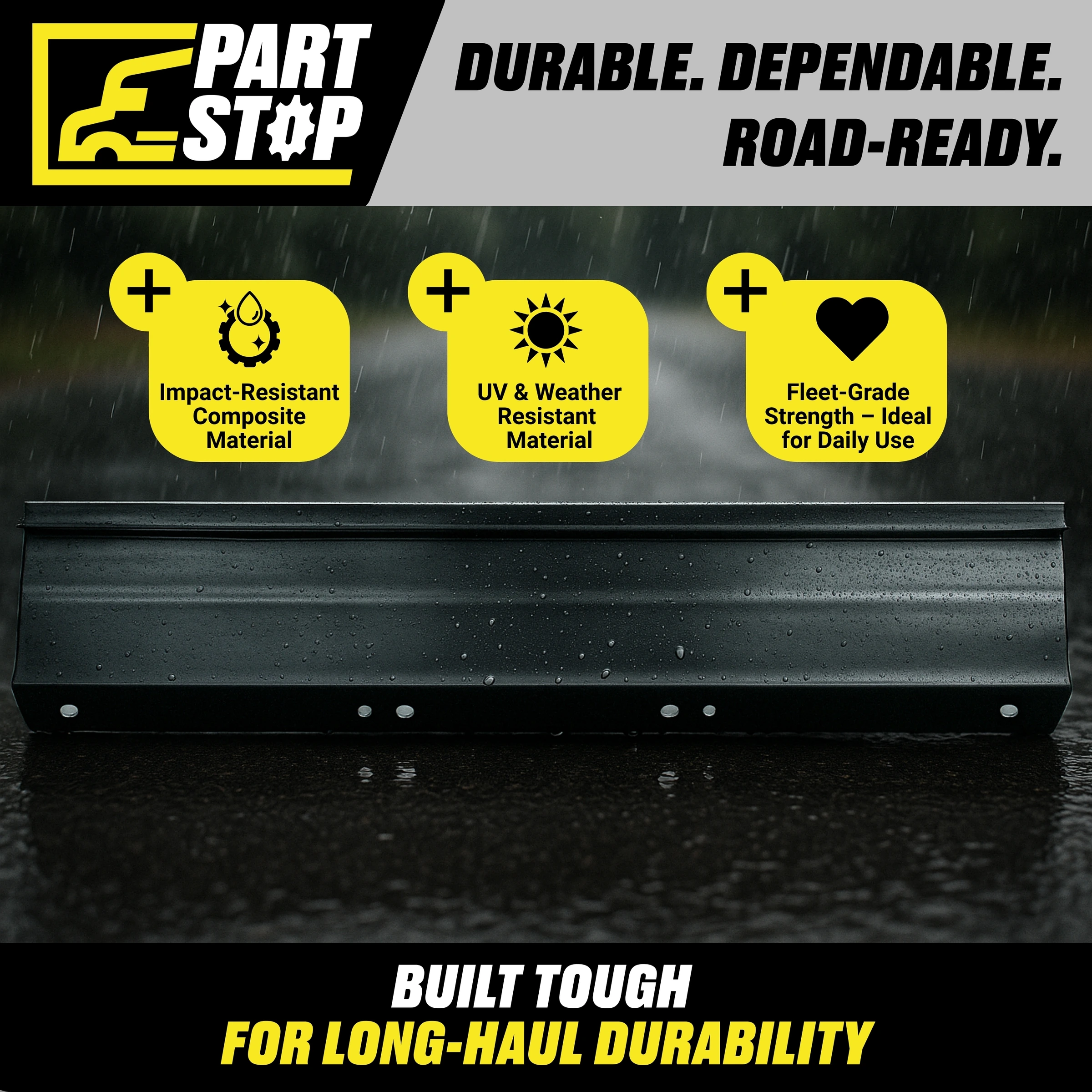 84200943 Left Rear Fairing Extension Fits Volvo VNL 2018-2024 — infographic