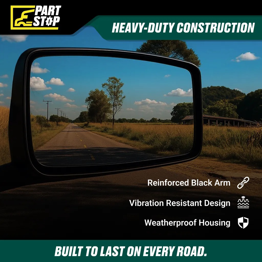 84723683 Passenger Side Hood Mirror Fits Volvo VNL 2019+ with Heating — infographic
