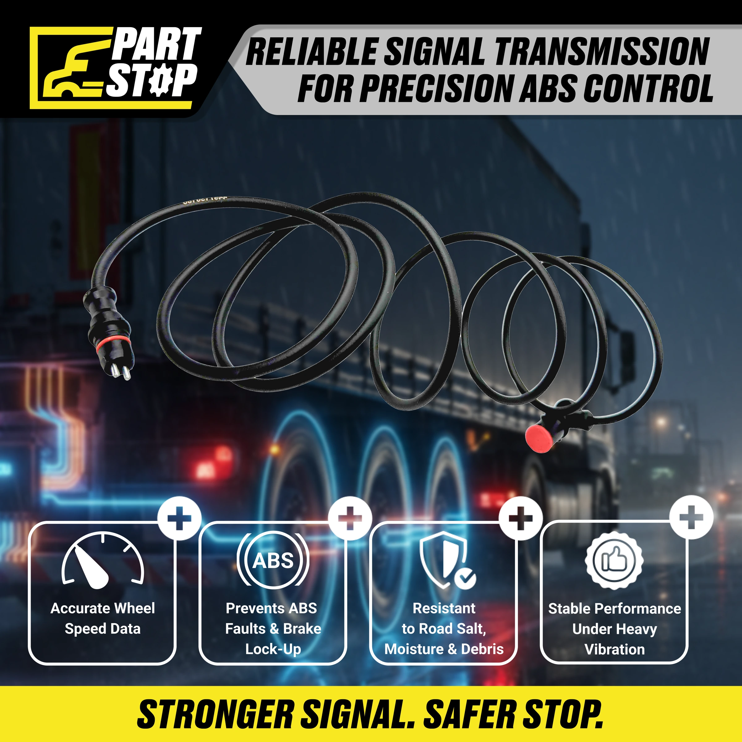 4497130180 ABS Sensor Cable Extension Universal : S4497130180 , WN4497130180 — infographic