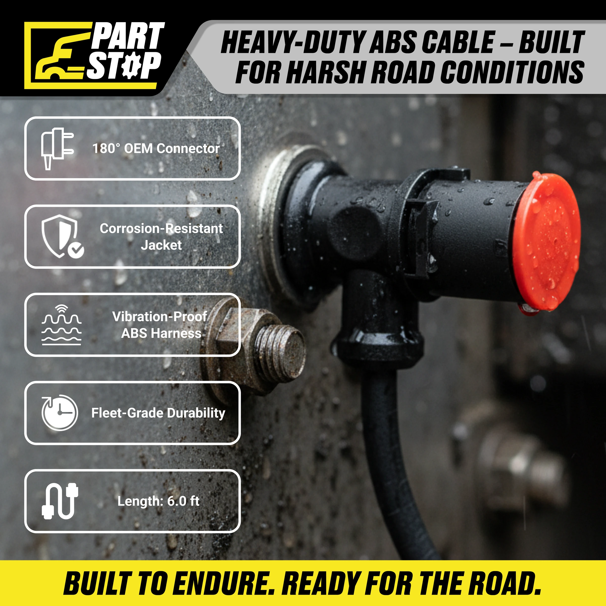 4497130180 ABS Sensor Cable Extension Universal : S4497130180 , WN4497130180 — infographic