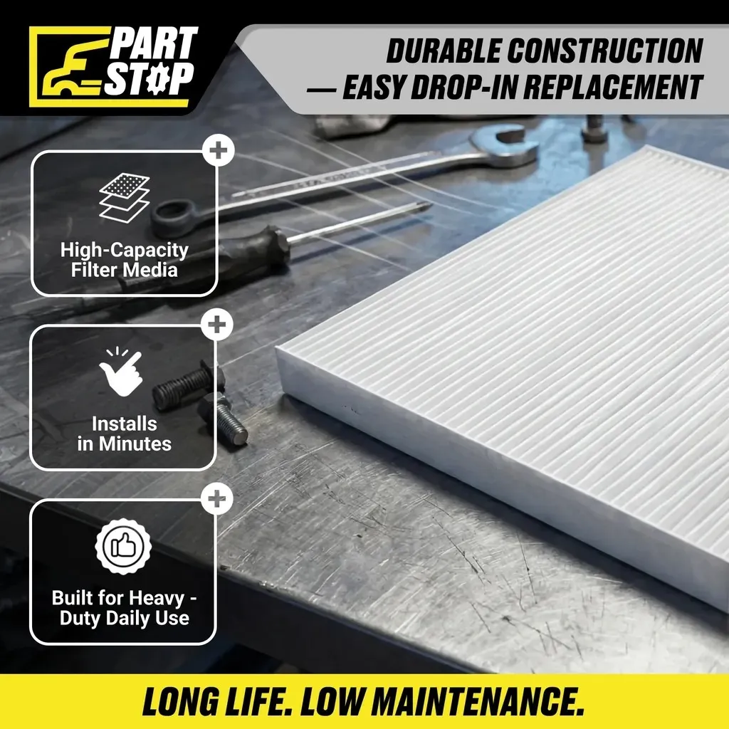 91559 Cabin Air Filter Fits Freightliner , Aftermarket , AF26235 , P609422 — infographic