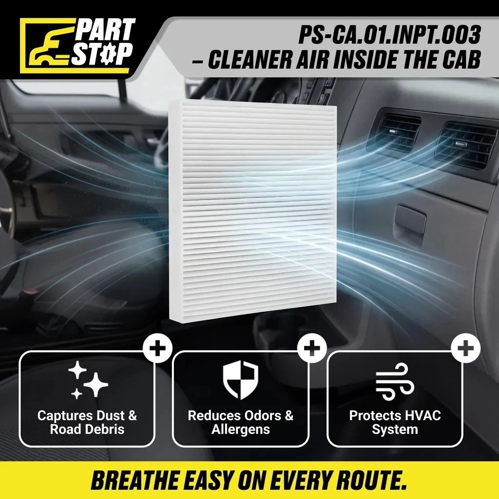 P640110 Cabin Air Filter Fits Peterbilt 579 International LT Fits Kenworth — infographic