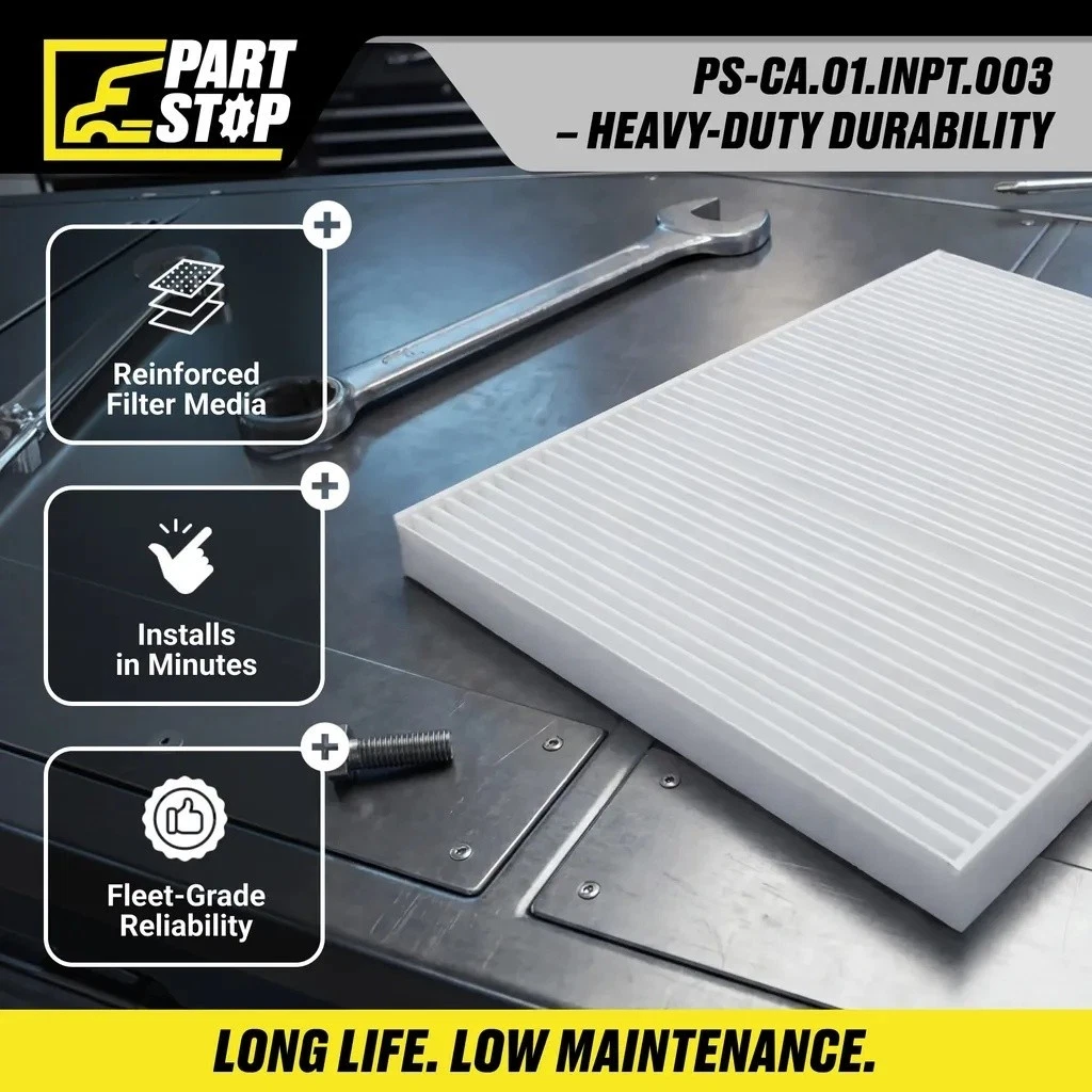 P640110 Cabin Air Filter Fits Peterbilt 579 International LT Fits Kenworth — infographic