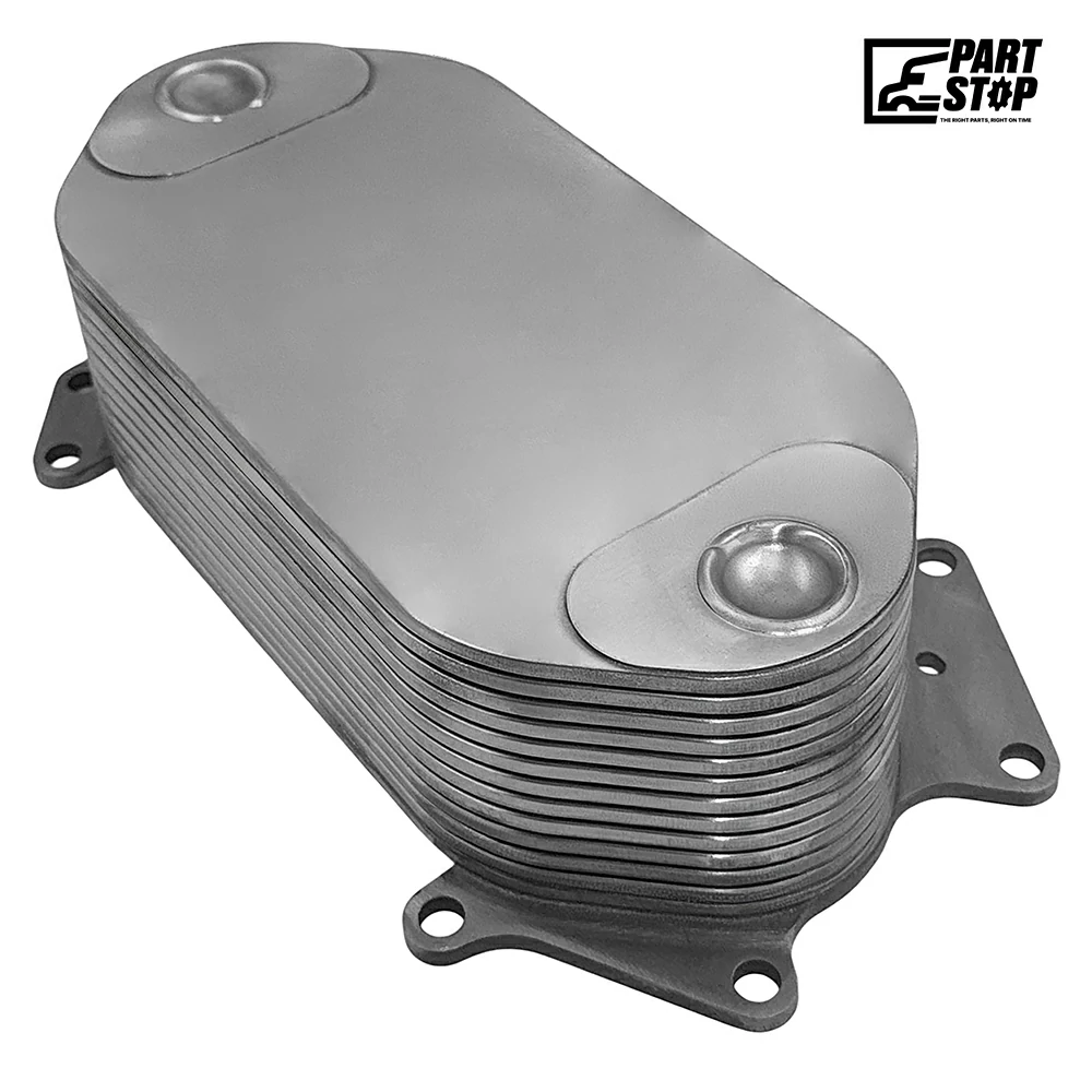 A4711800865 Engine Oil Cooler Fits Freightliner Cascadia DD13 DD15 13 Plate — photo 2