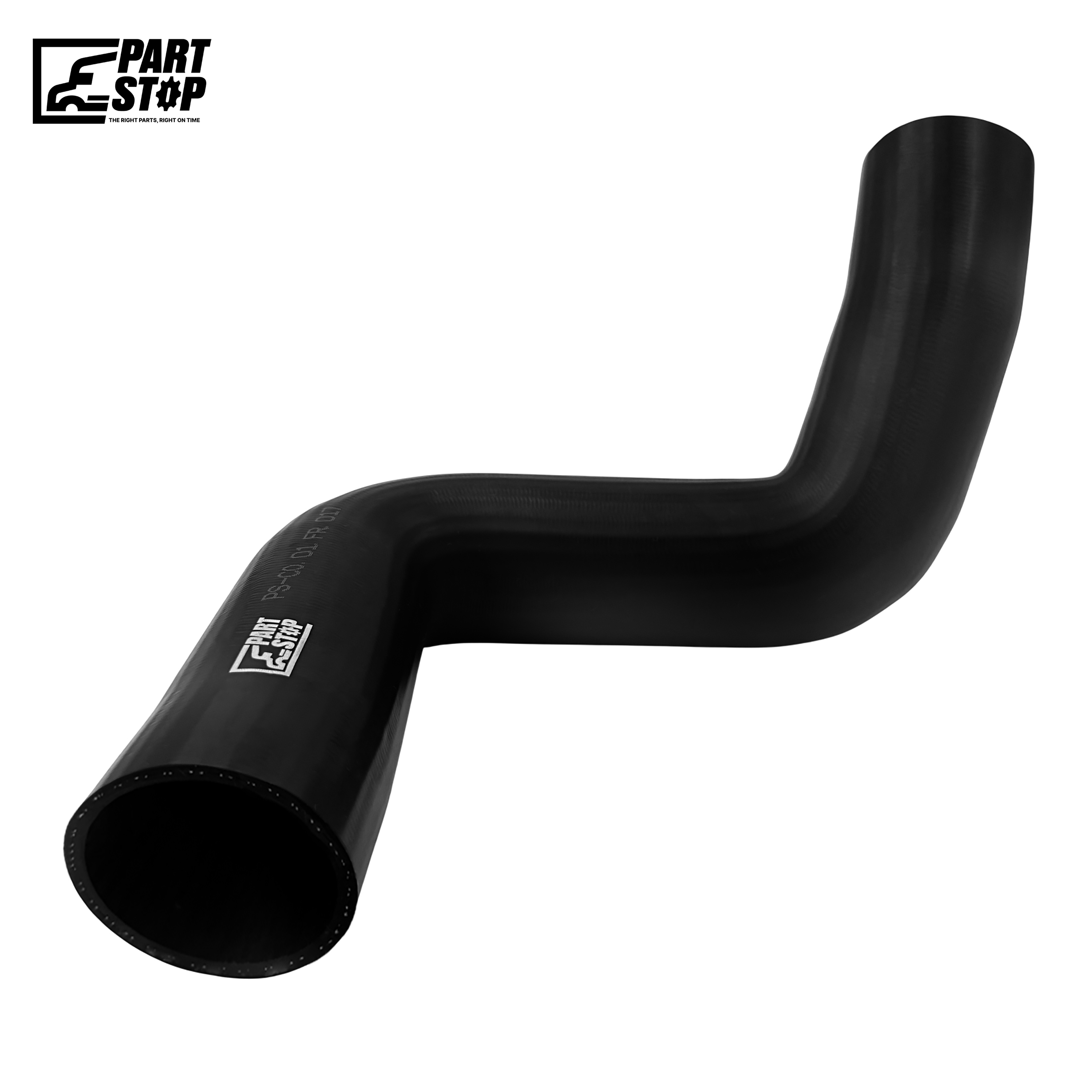 Molded Z-Shape Upper Radiator Hose - 2.50" to 2.37" ID - Fits Freightliner Cascadia & DD13 Engines - Replaces 05-21797-001,F02521S352