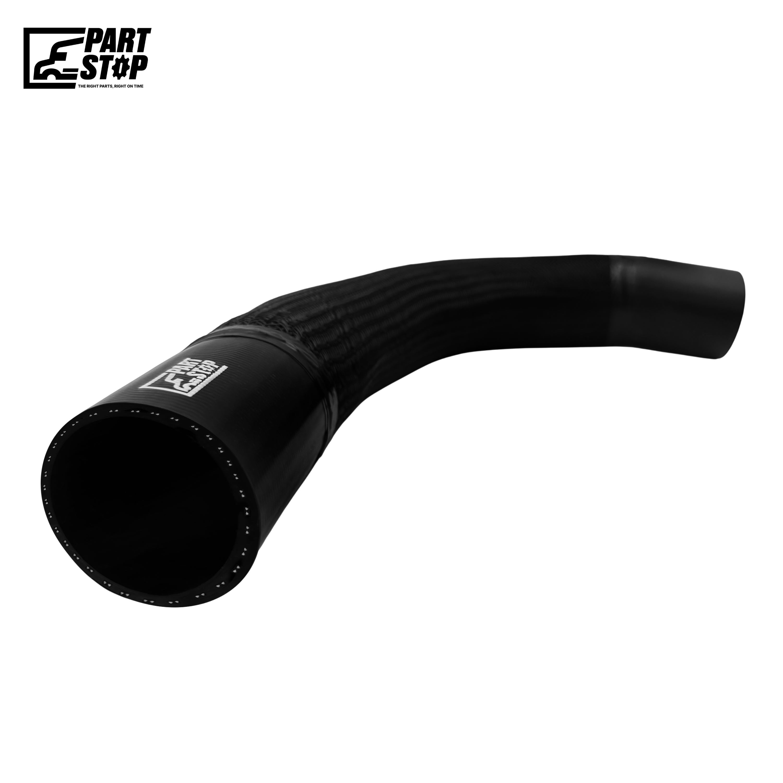 Heavy-Duty Lower Radiator Hose - 2.5" ID - Reinforced with Inner Spring - Fits International ProStar F02512S352