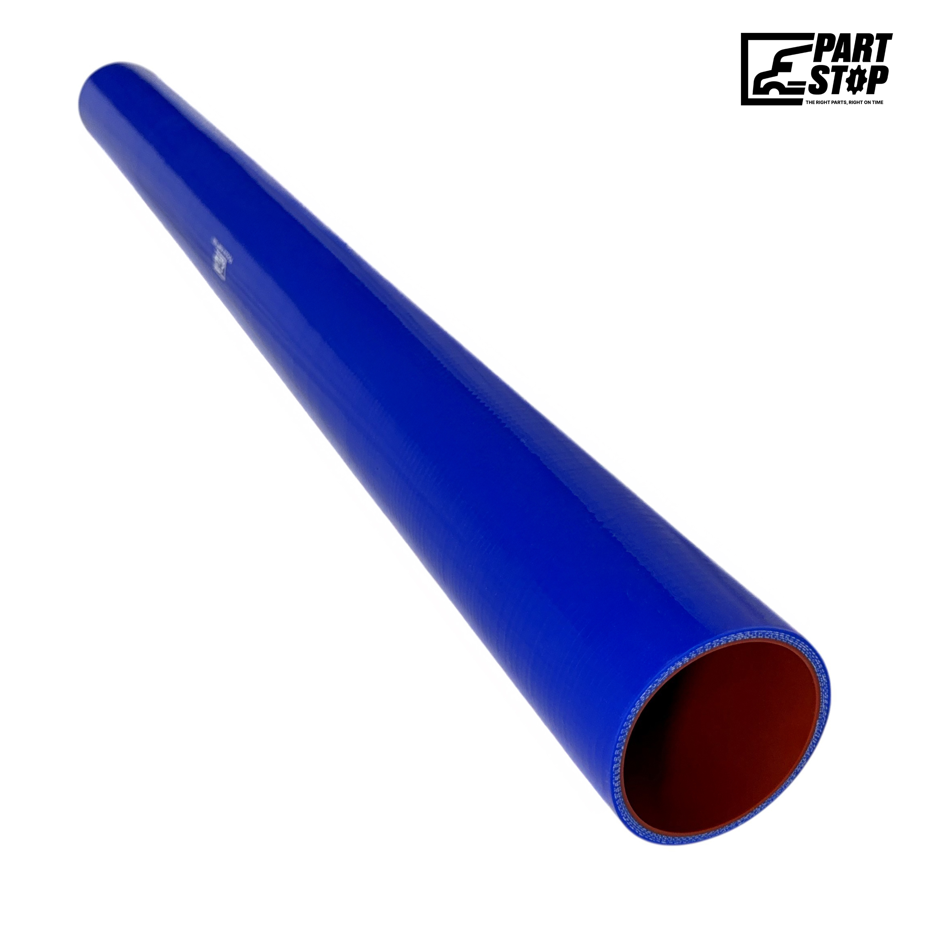 Straight Silicone Coolant Hose - 2" ID x 3ft Stick - 4-Ply Reinforced - Fits Kenworth, Peterbilt & Navistar F02505S352