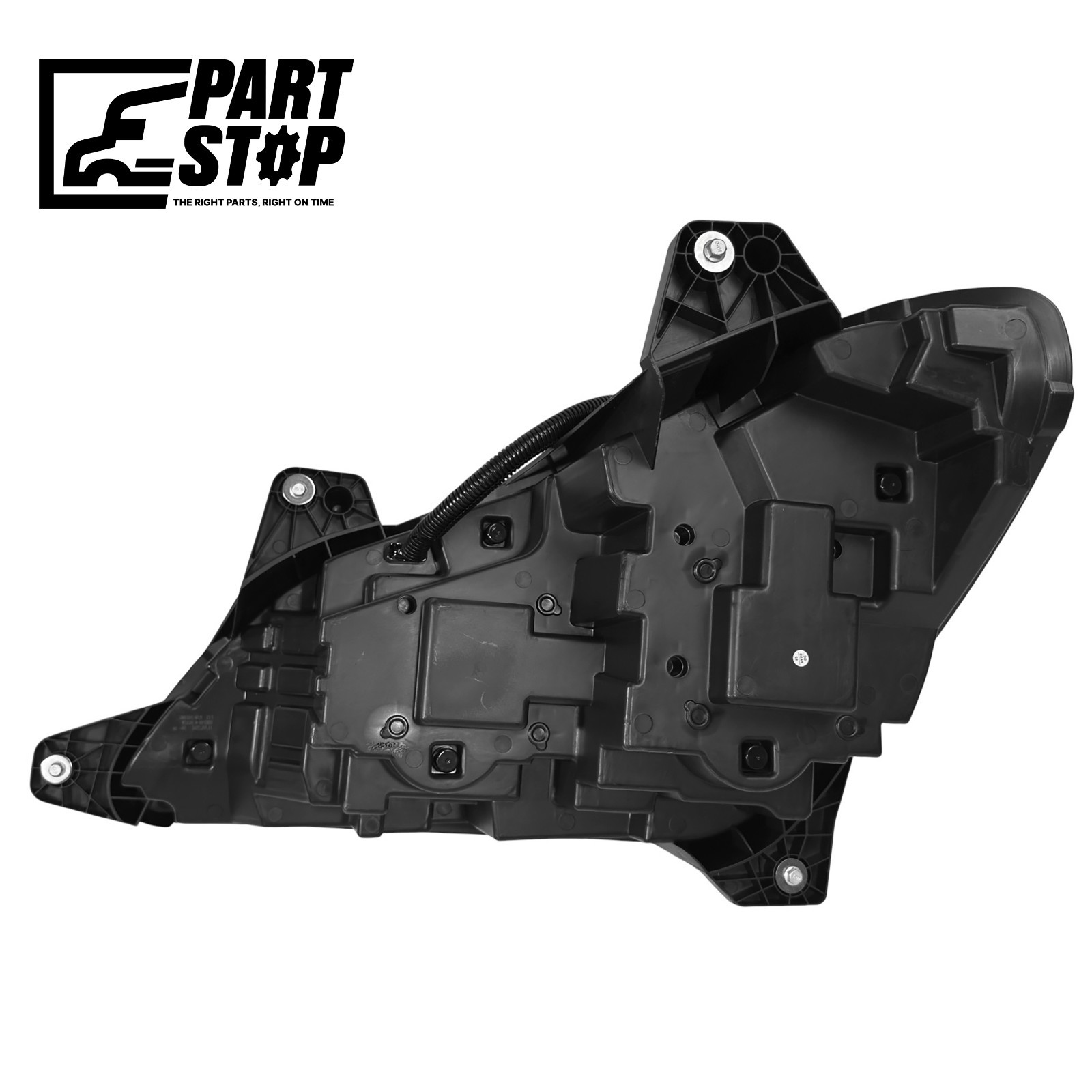P54-6157-100R RH Passenger LED Projector Headlight for Kenworth T680 2021+ (Black) — photo 2