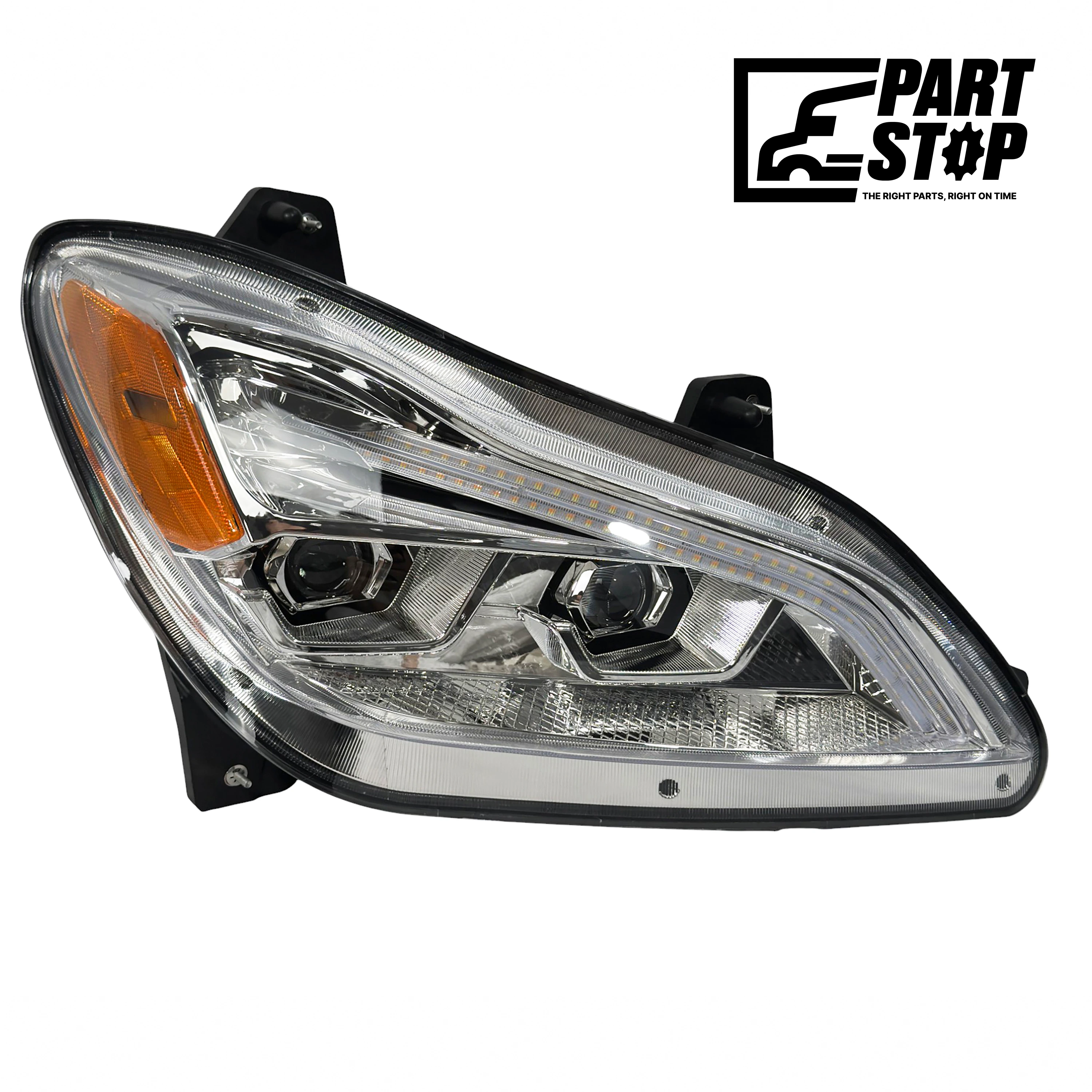 P54-6157-100R RH Passenger LED Projector Headlight for Kenworth T680 2021+