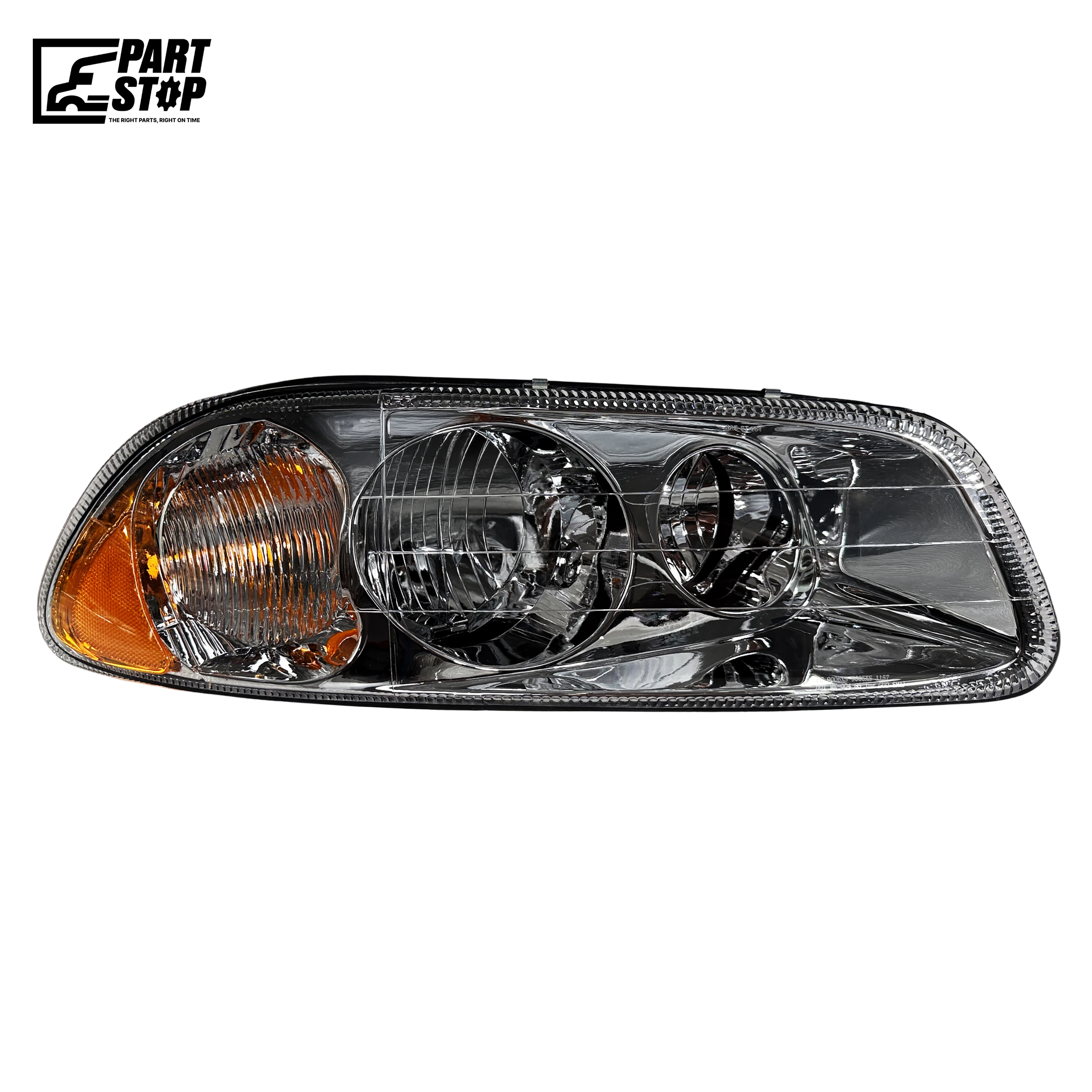 Right Passenger Side Complete Halogen Headlight Assembly for Mack Vision & Pinnacle (1998–2018) - (RH Only)