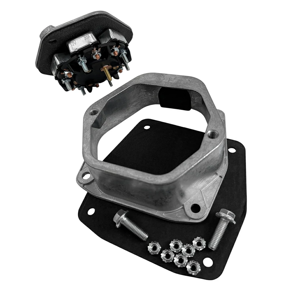 7-Way Round Pin Trailer Socket – Heavy-Duty SAE J560 Plug Receptacle Universal — photo 2