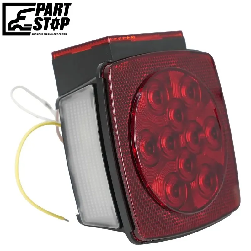Right Tail Light Kit for Universal Trailers Under 80" Wide, Stop Turn Tail, 12V
