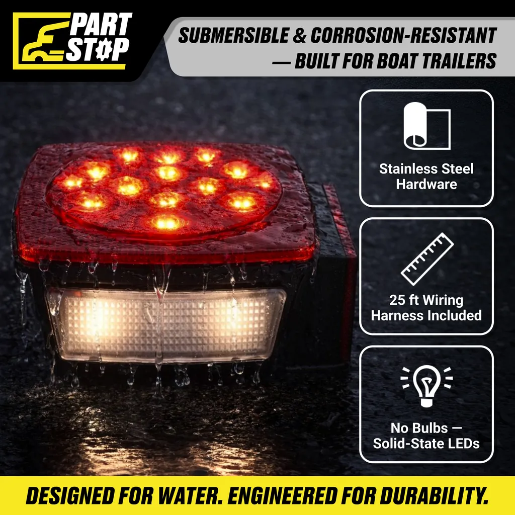 Trailer Light Kit — Complete Set (Tail + Stop/Turn + Marker) — infographic 5
