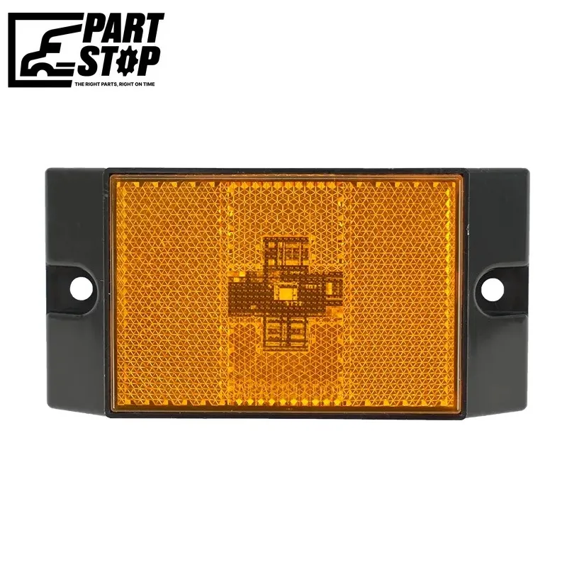 LED RV Combination Tail Light with License Plate Bracket, 12V Clearance Light