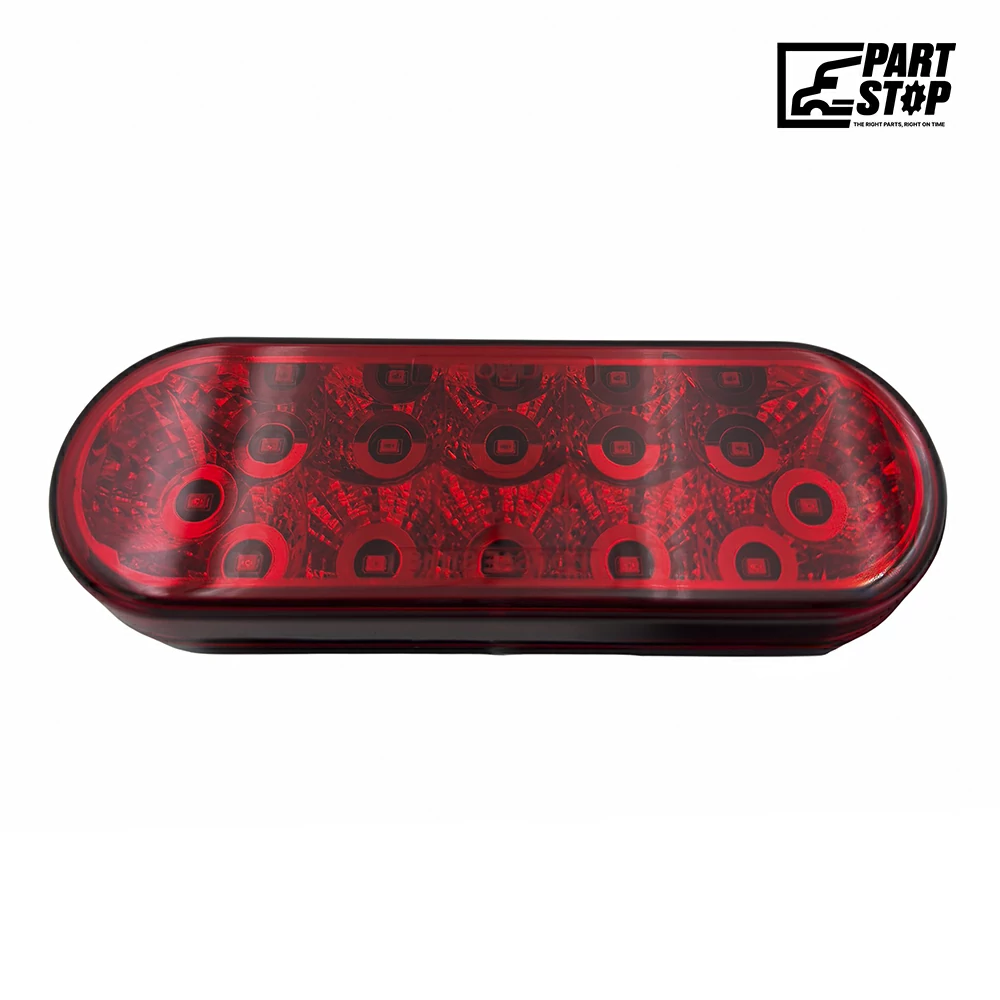 LED Trailer Tail Light 6" Red 10 DOT Replacement For Trailer , RV AND Semi Truck