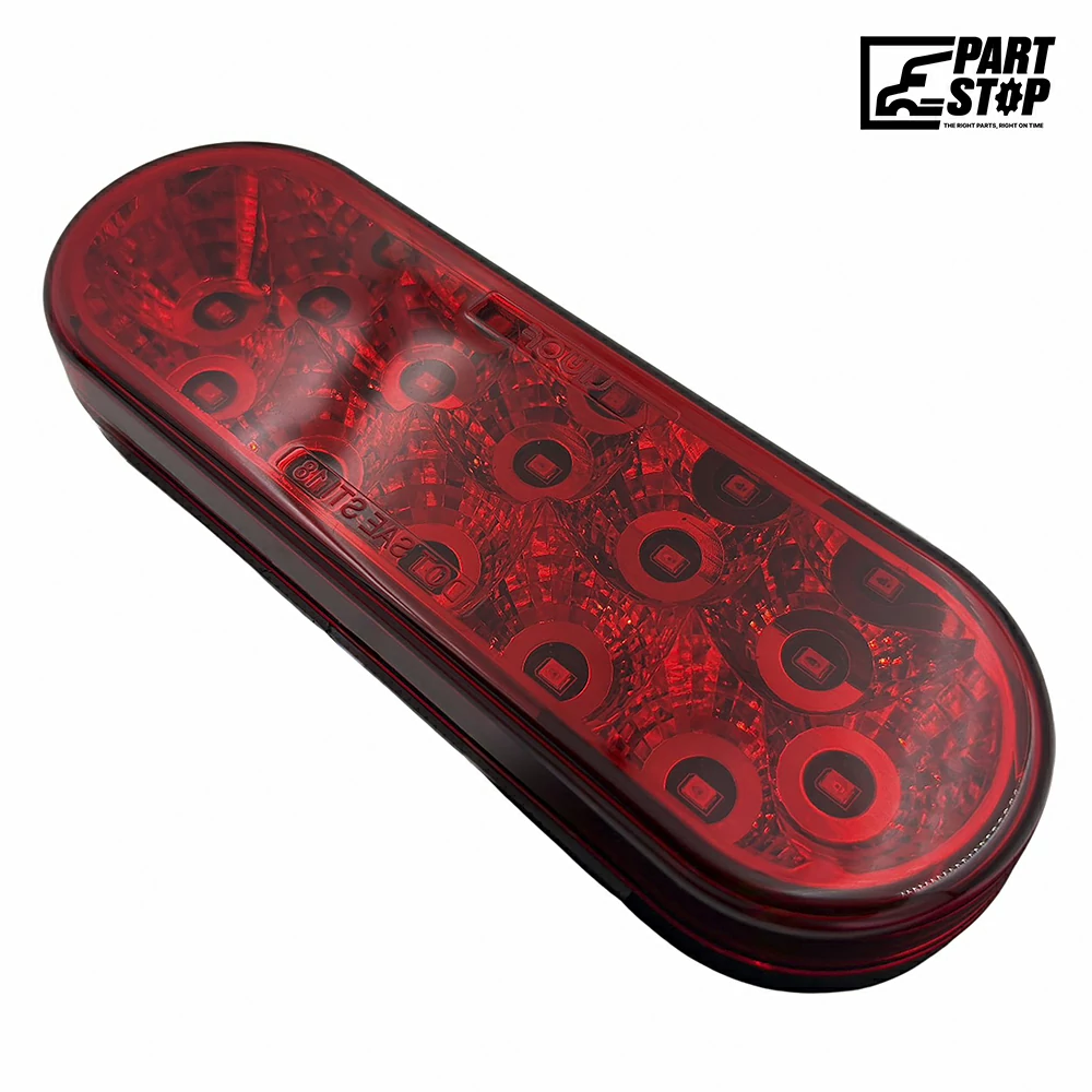 LED Trailer Tail Light 6" Red 10 DOT Replacement For Trailer , RV AND Semi Truck — photo 2
