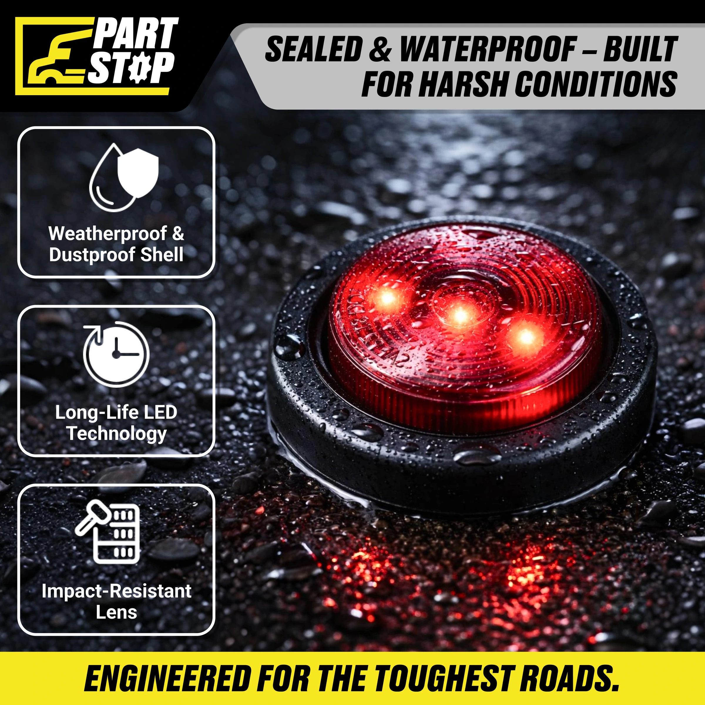 Trailer Light Kit — Complete Set (Tail + Stop/Turn + Marker) — infographic 11