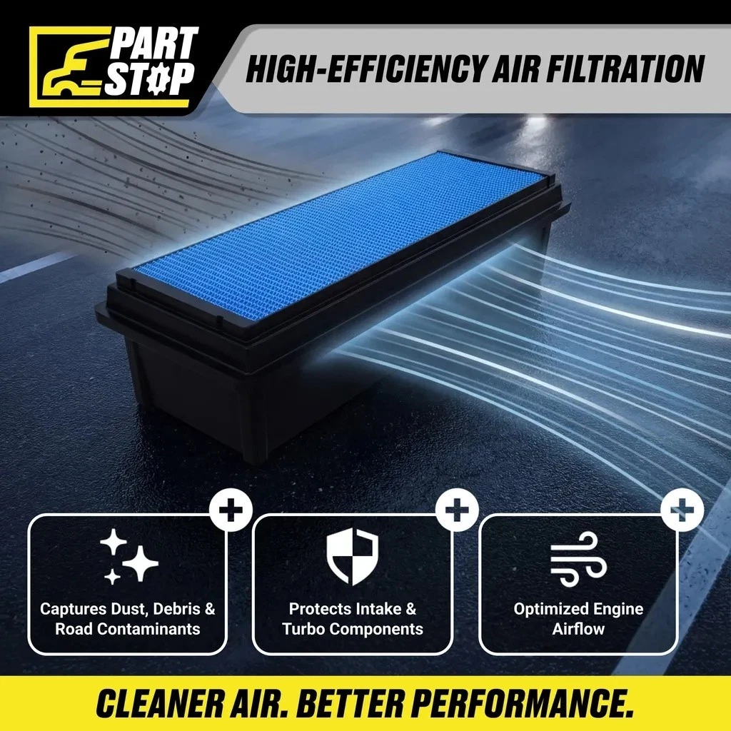 0342776010 Air Filter Fits Freightliner Cascadia DD13 DD15 — infographic