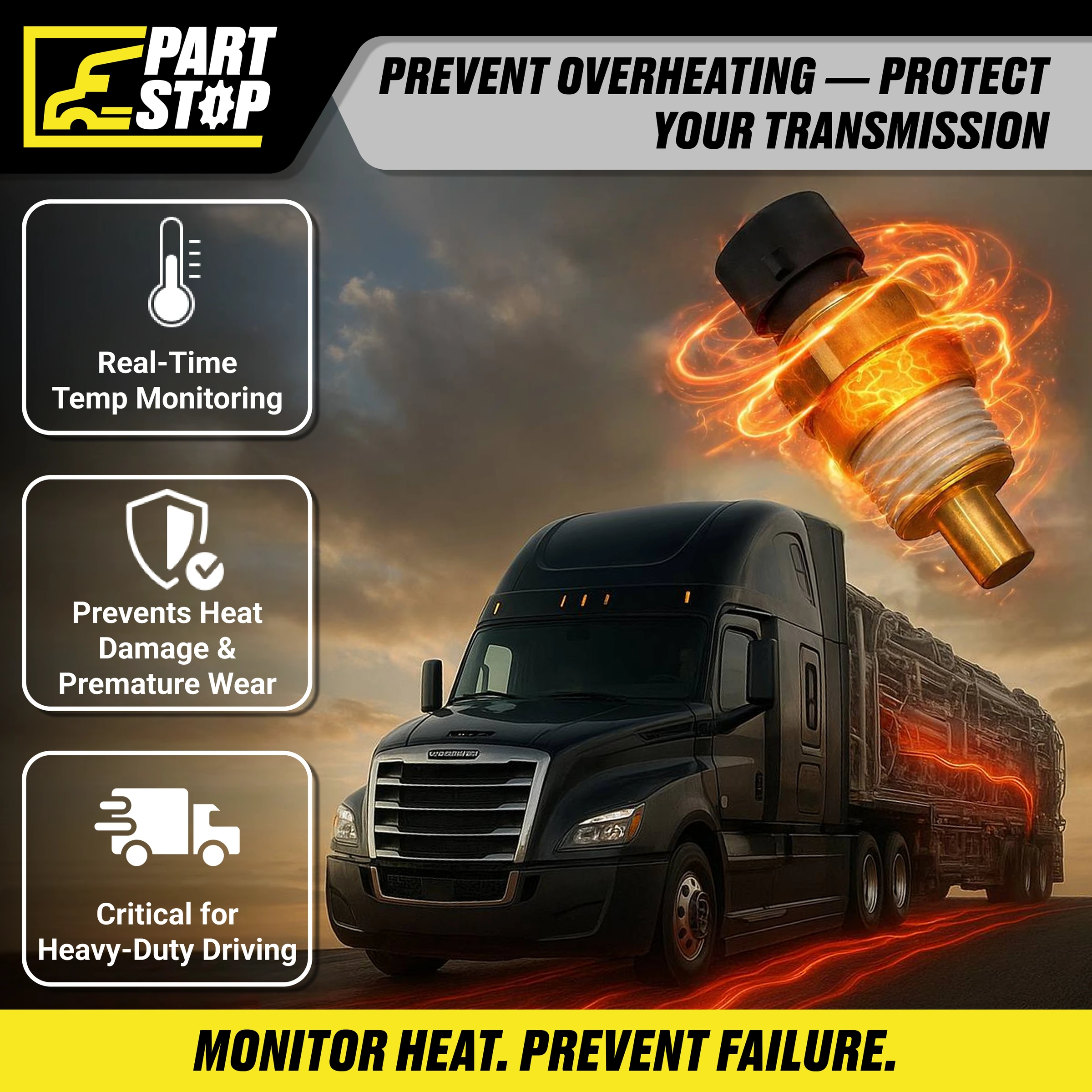 06-23464-000 Transmission Oil Temperature Sensor Fits Freightliner — infographic