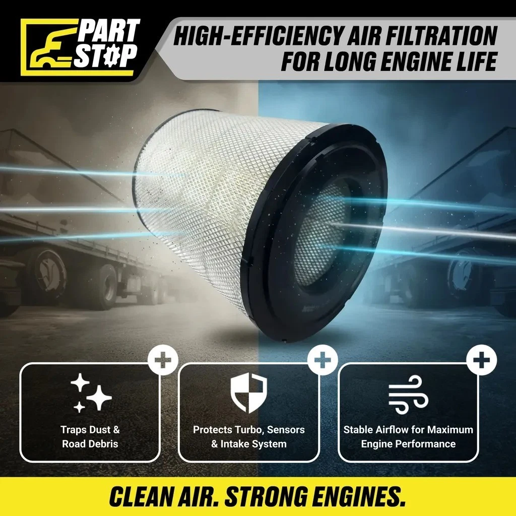 Engine Air Filter Fit Cummins C15 ISX AF25139, EAF5069, EPG150230, PAF5135 — infographic