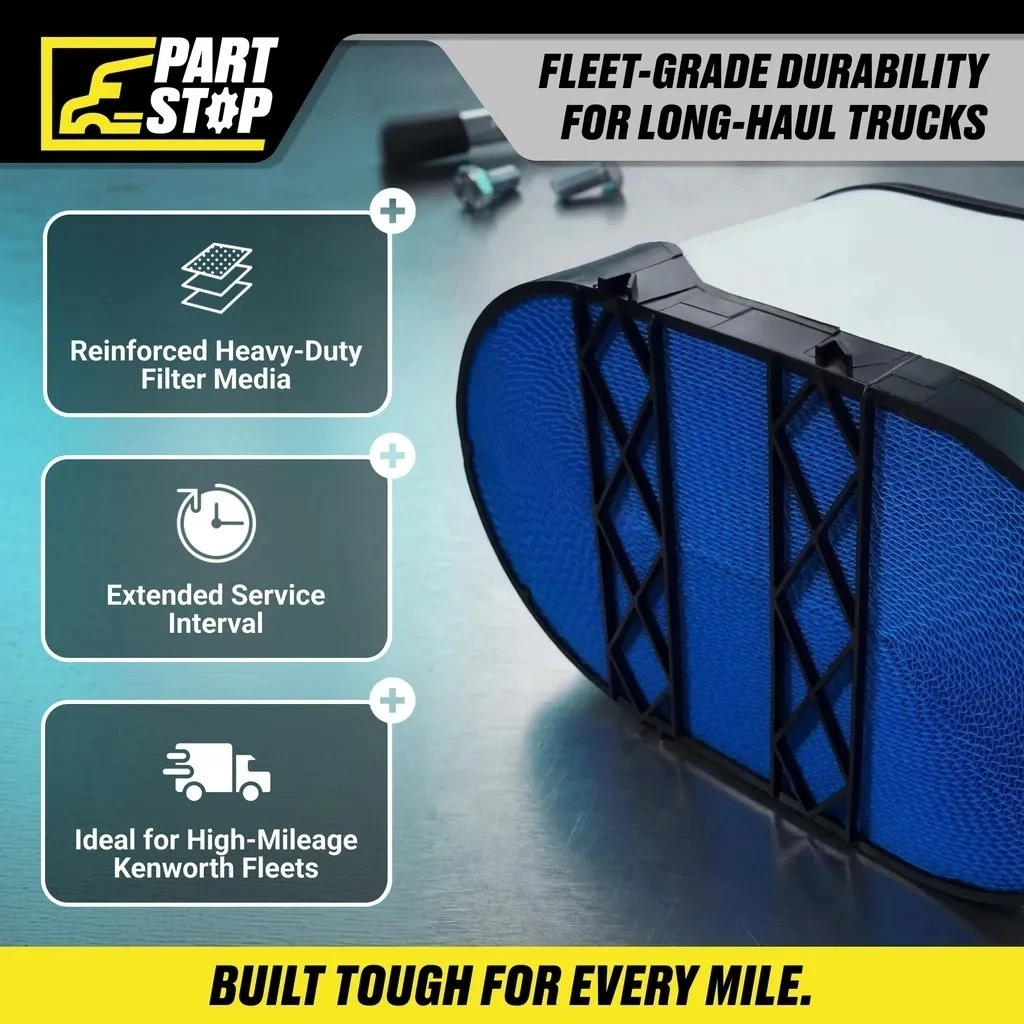 Engine Air Filter Fits Kenworth/Peterbilt Engine Air Filter  Aftermarket  P616056 — infographic