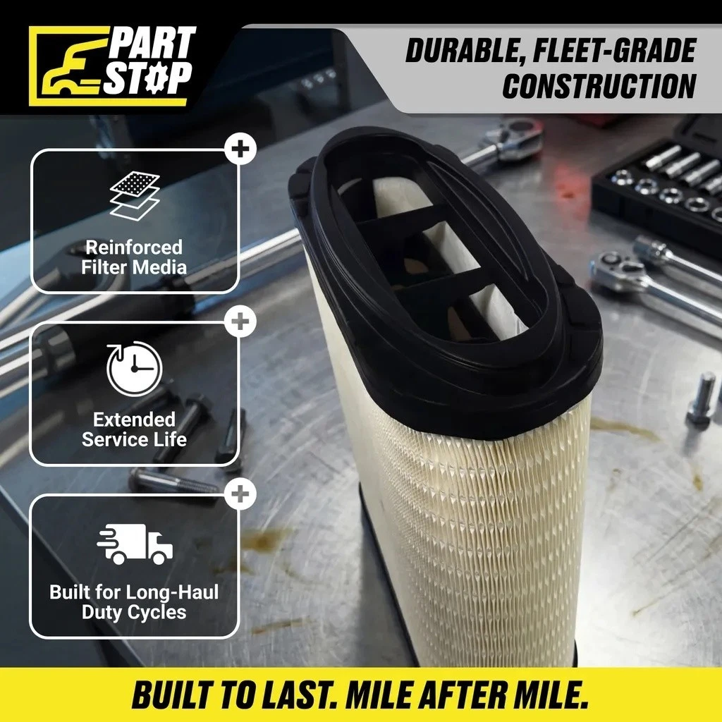D371061 Air Filter Fits PACCAR MX-13 Fits Kenworth Peterbilt — infographic