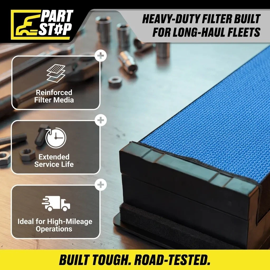 Engine Air Filter Fits Peterbilt/Kenworth Air Filter Direct P637453 P621725 — infographic