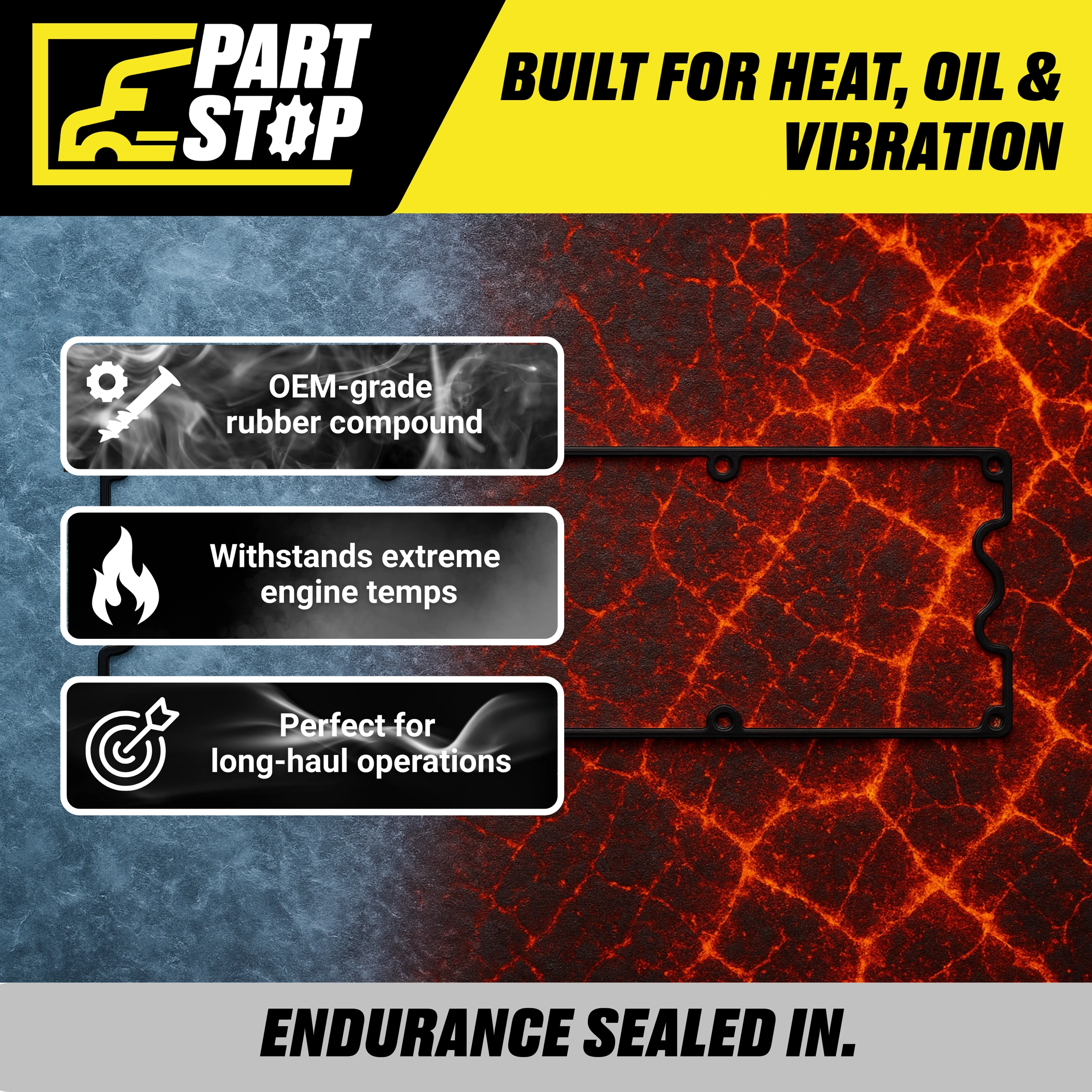 4026507 Valve Cover Gasket Seal Fits Cummins ISX ISX15 ,  High Quality — infographic