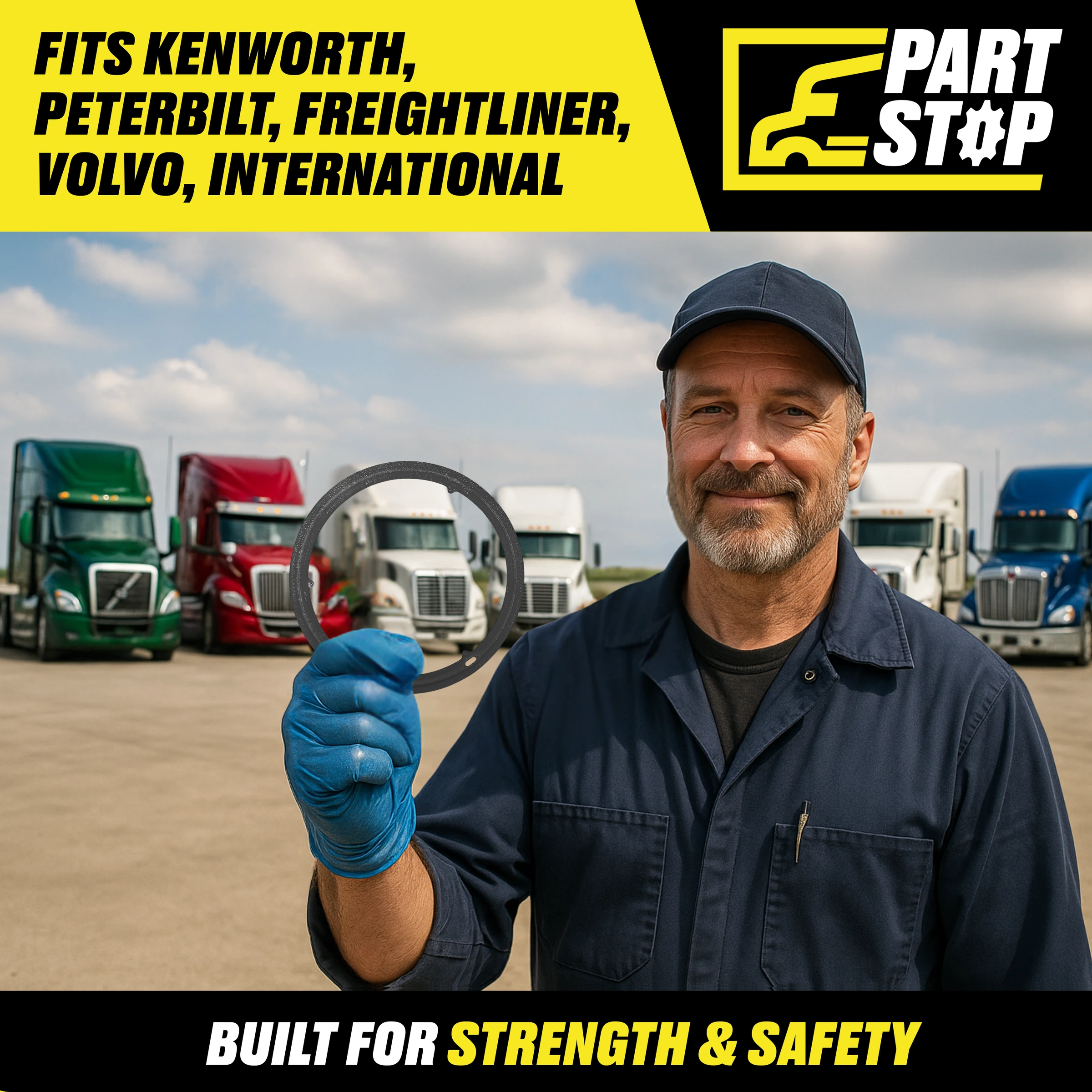 3684355 Exhaust Gasket Fits Cummins ISX Peterbilt Fits Kenworth — infographic