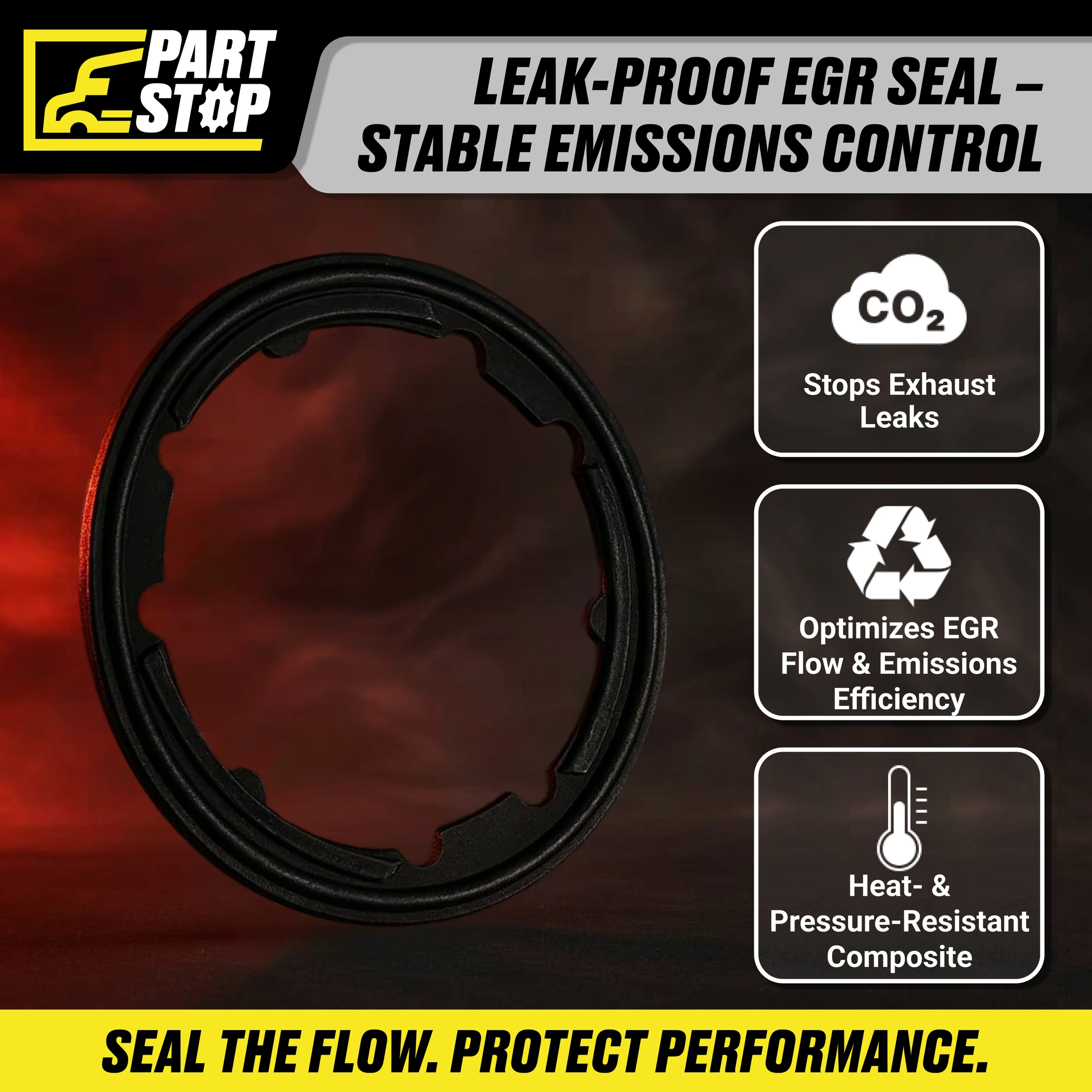 3104230 EGR Valve Gasket Fits Cummins ISX ISX15 Diesel — infographic