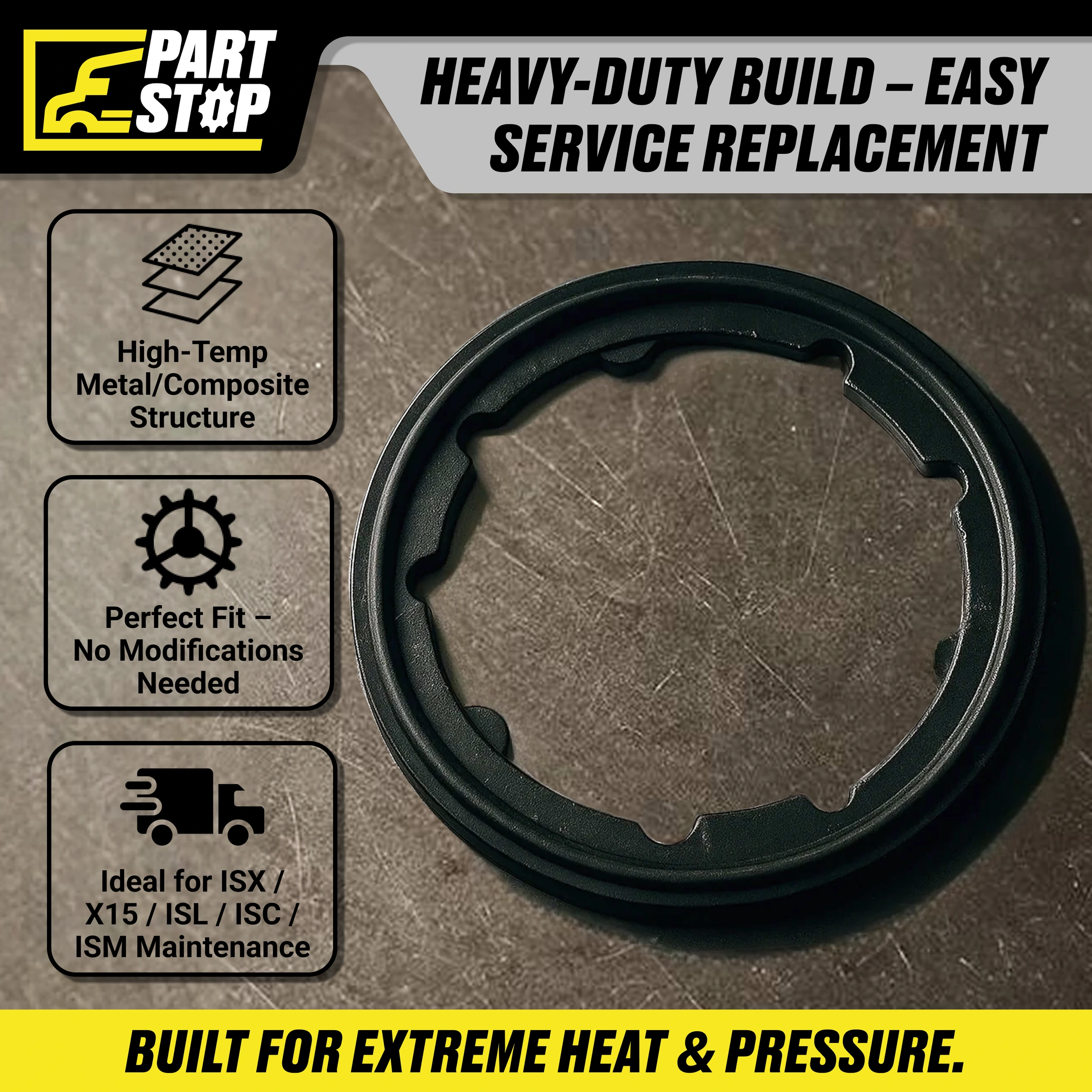 3104230 EGR Valve Gasket Fits Cummins ISX ISX15 Diesel — infographic
