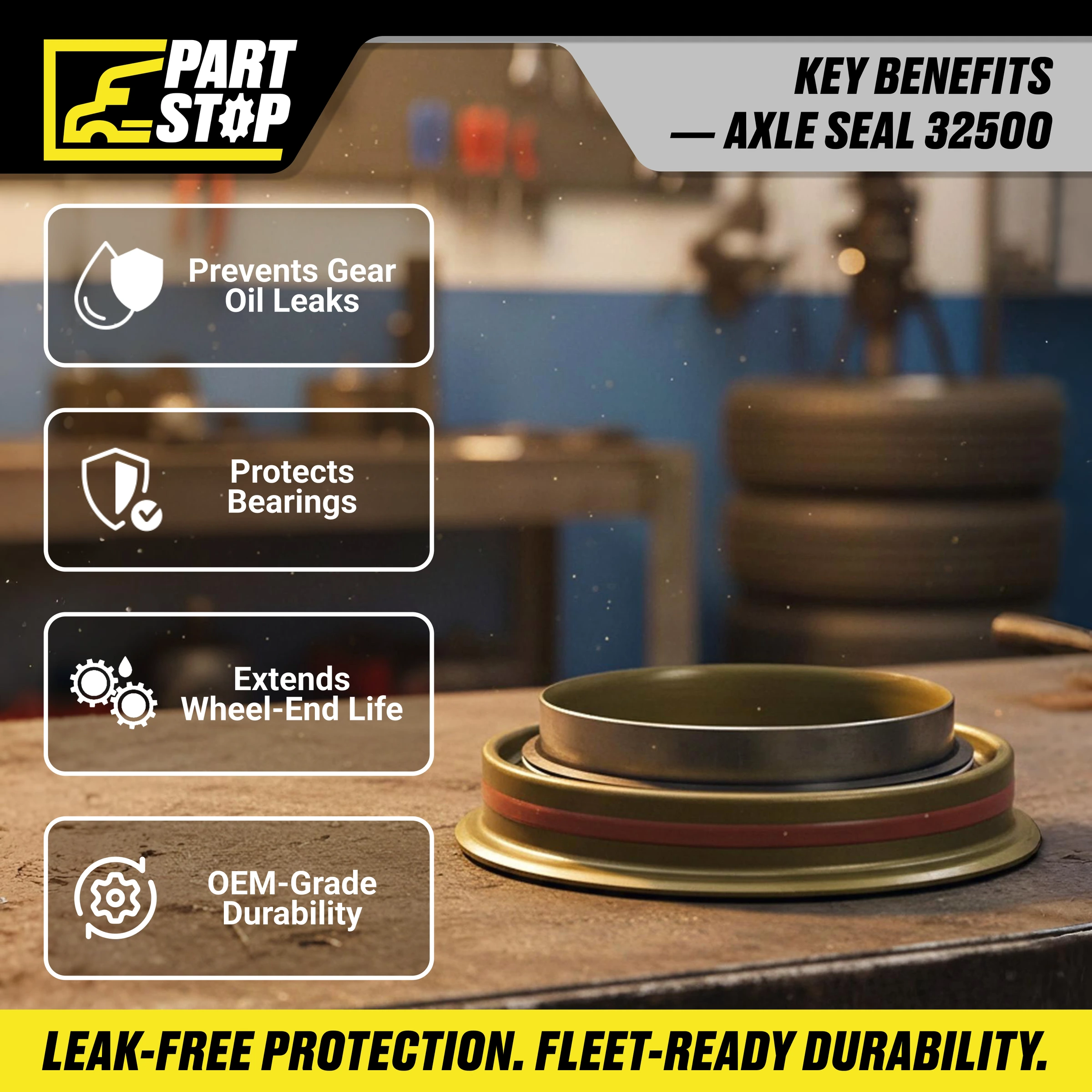 A11205X2728 Differential Pinion Seal Fits Meritor/Mack MACK Universal Direct — infographic