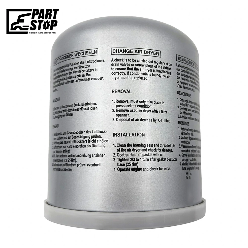 AD27750 Spin-On Air Dryer Cartridge Filter Fits Volvo/Kenworth — photo 2