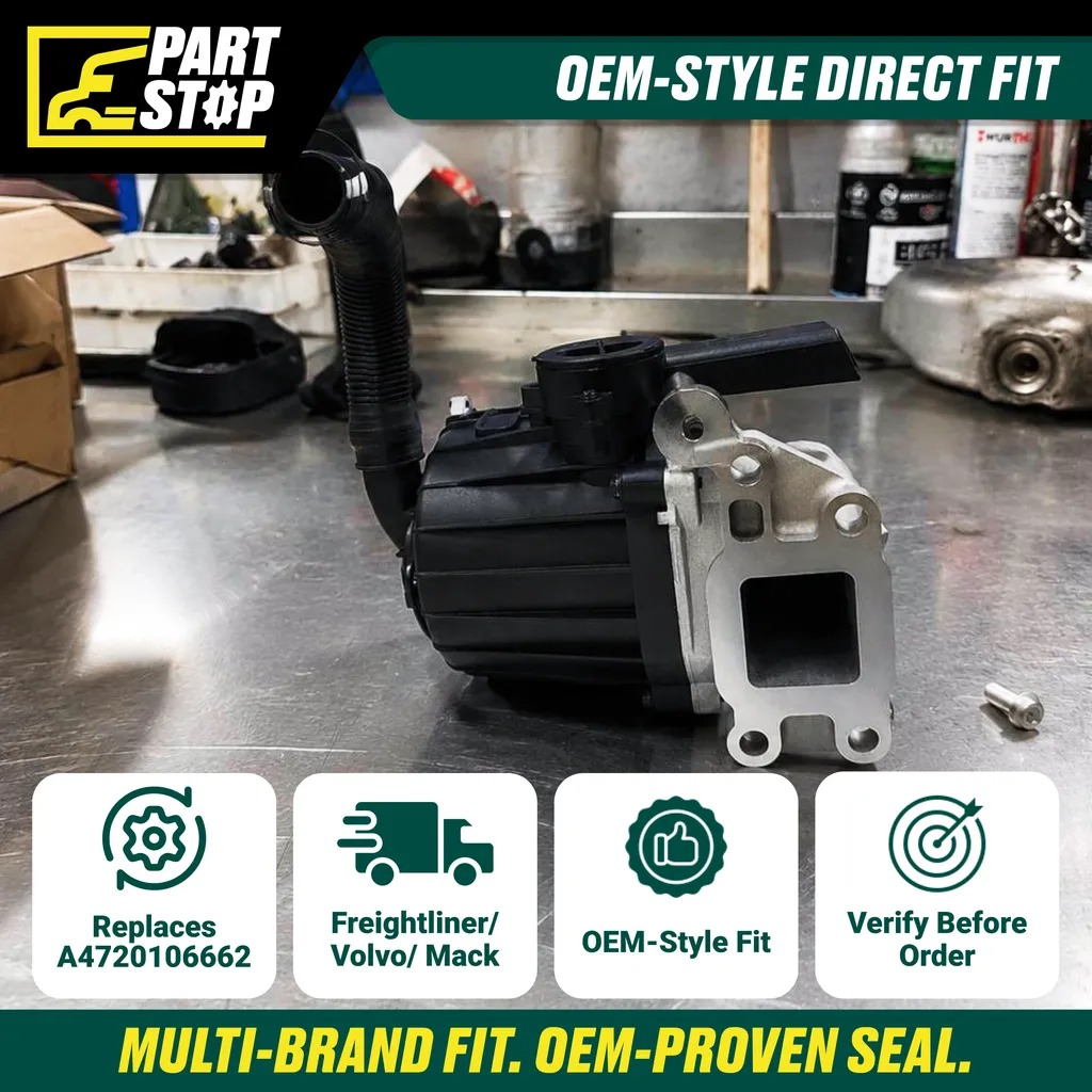 CCV Oil Separator for Freightliner Detroit Diesel DD13 DD15 D13 A4720106662 — infographic