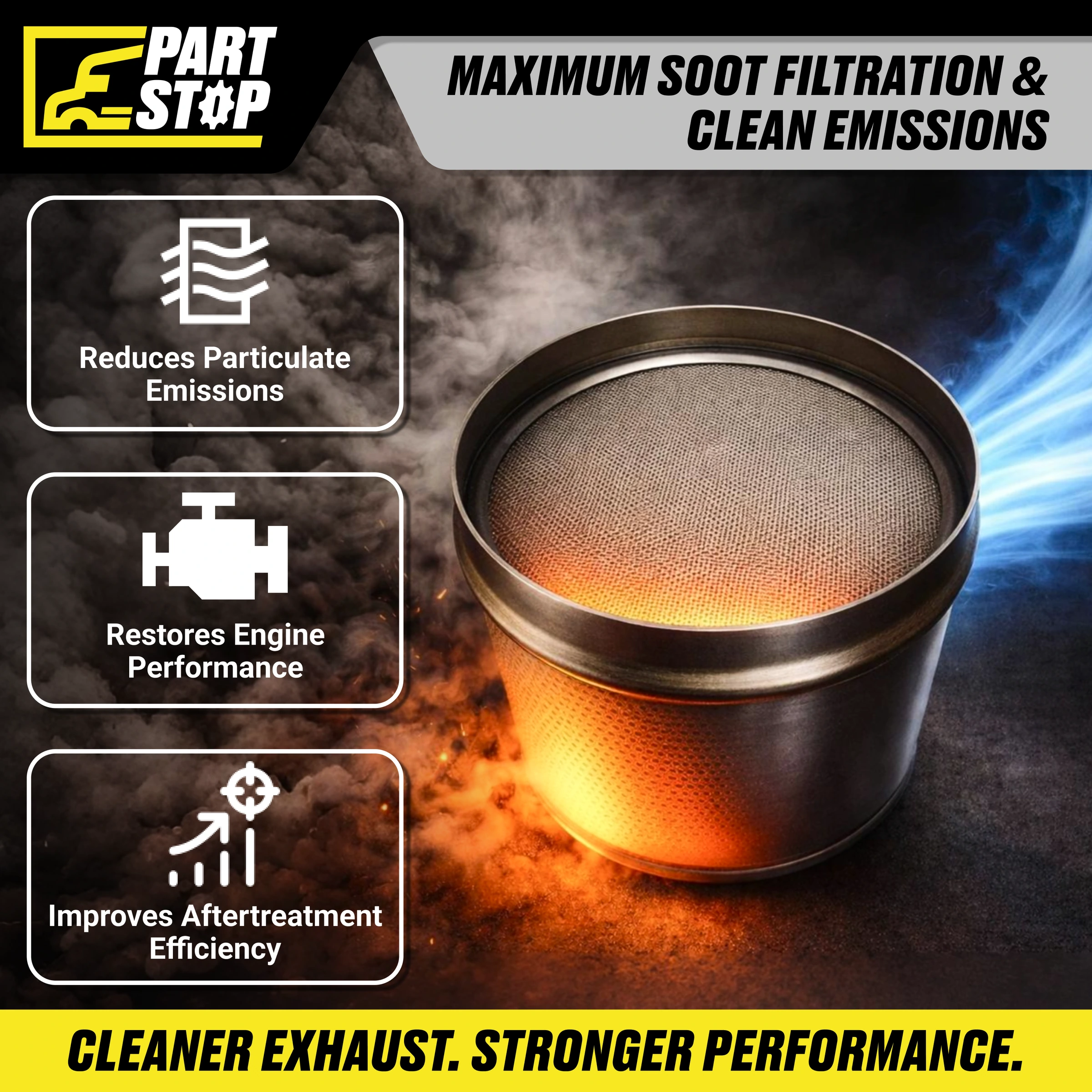 35007 DPF Fits Freightliner Cascadia DD13 DD15 Diesel Filter , A0004903792 — infographic