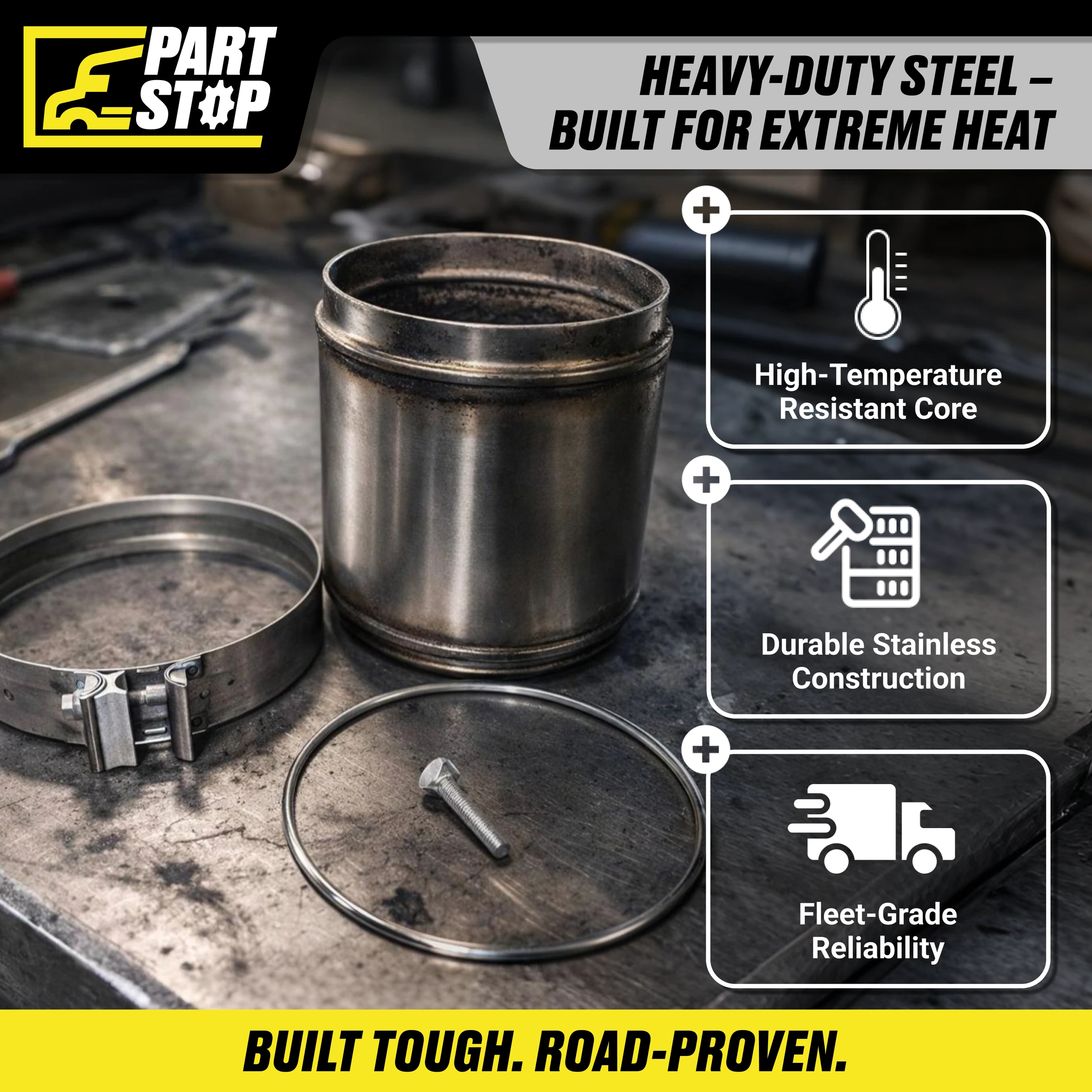 35007 DPF Fits Freightliner Cascadia DD13 DD15 Diesel Filter , A0004903792 — infographic