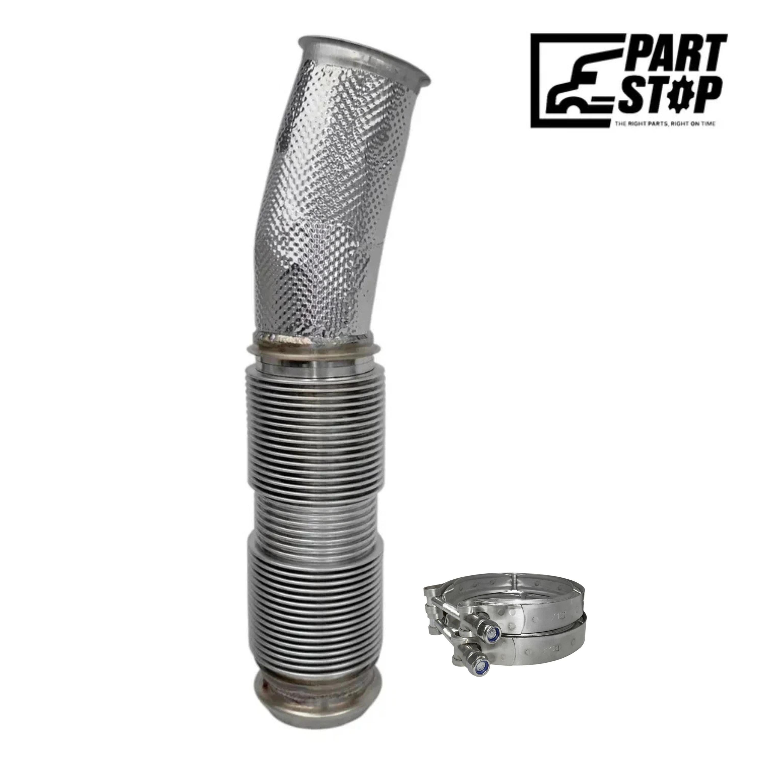 23789373  27" Exhaust Bellows Flex Pipe Heavy-Duty Universal |