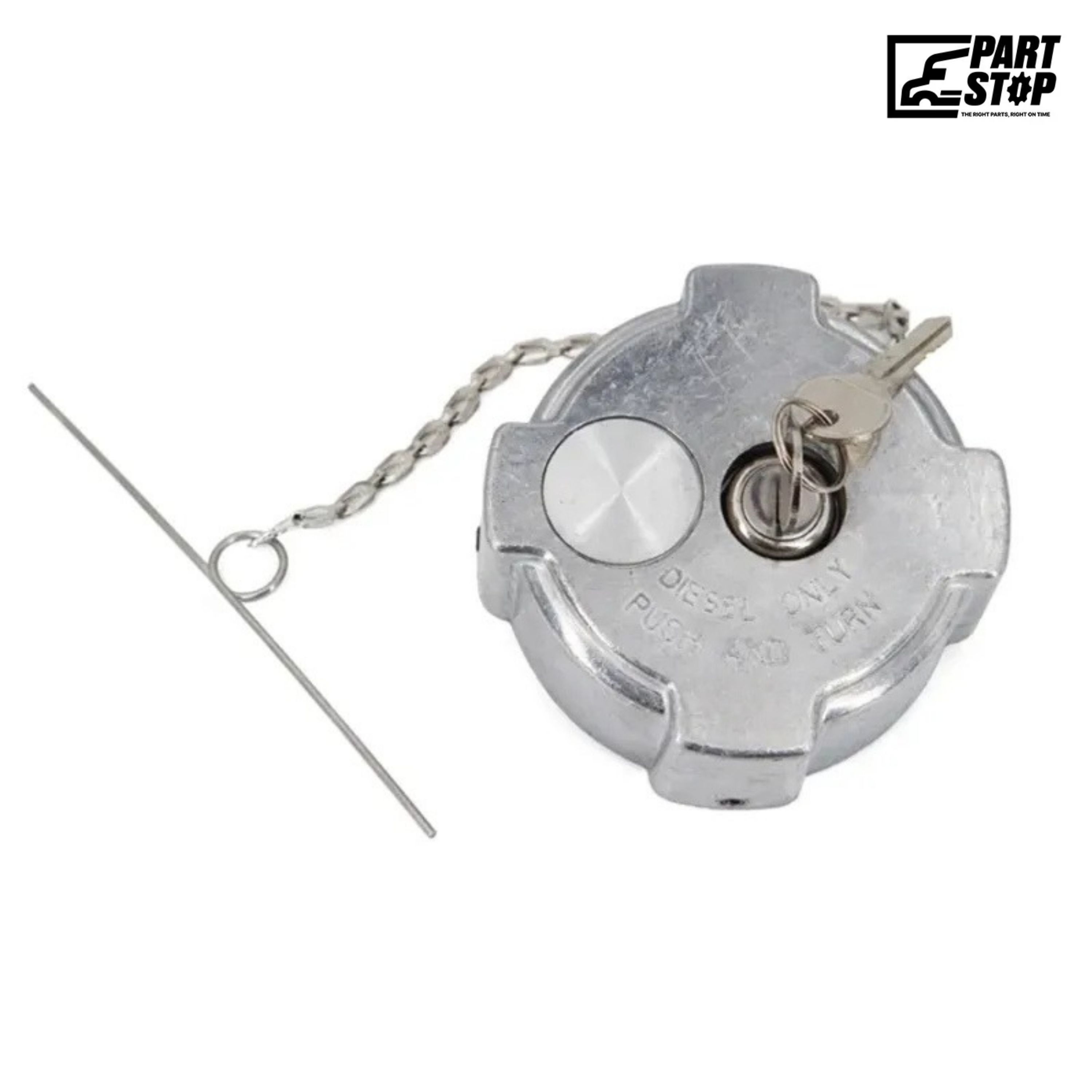 03-37017-002 Fuel Cap 3" 1/4-Turn, Vented Locking, Fits Freightliner Trucks
