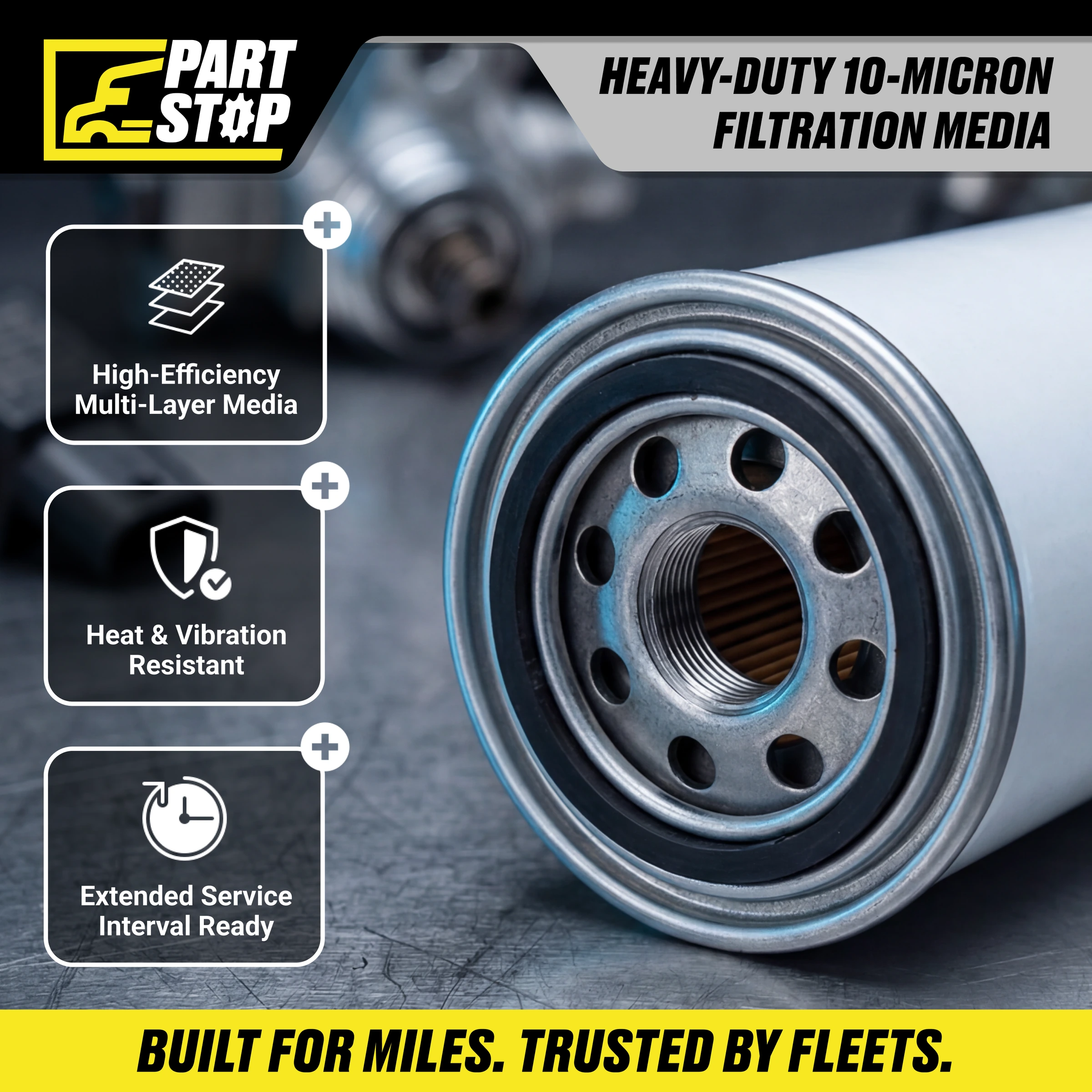 20972293 Fuel Filter Fits Mack MP7 MP8 Fits Volvo D11 Afterm — 4-Pack — infographic 3
