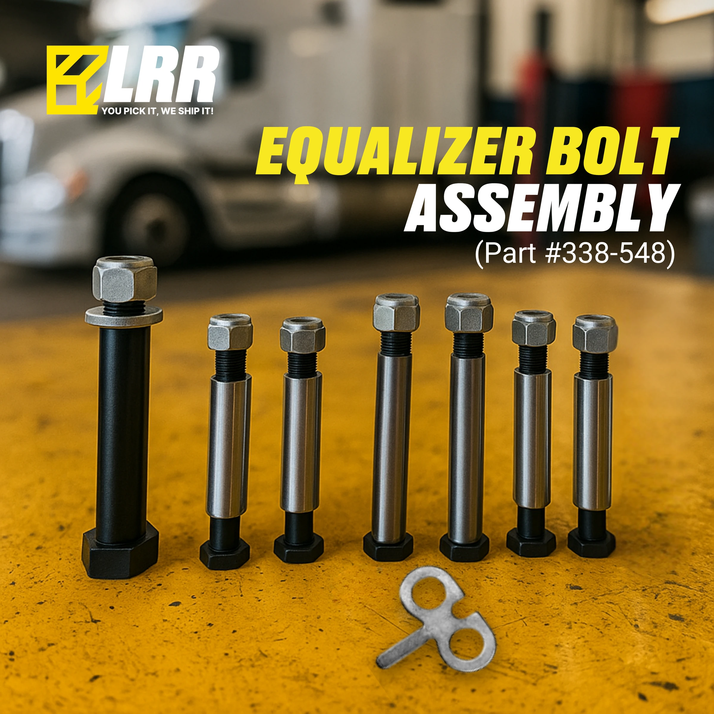 10287-01  Equalizer Bolt Assembly Fits Hutchison Heavy Duty , 334639 , R303414 — infographic