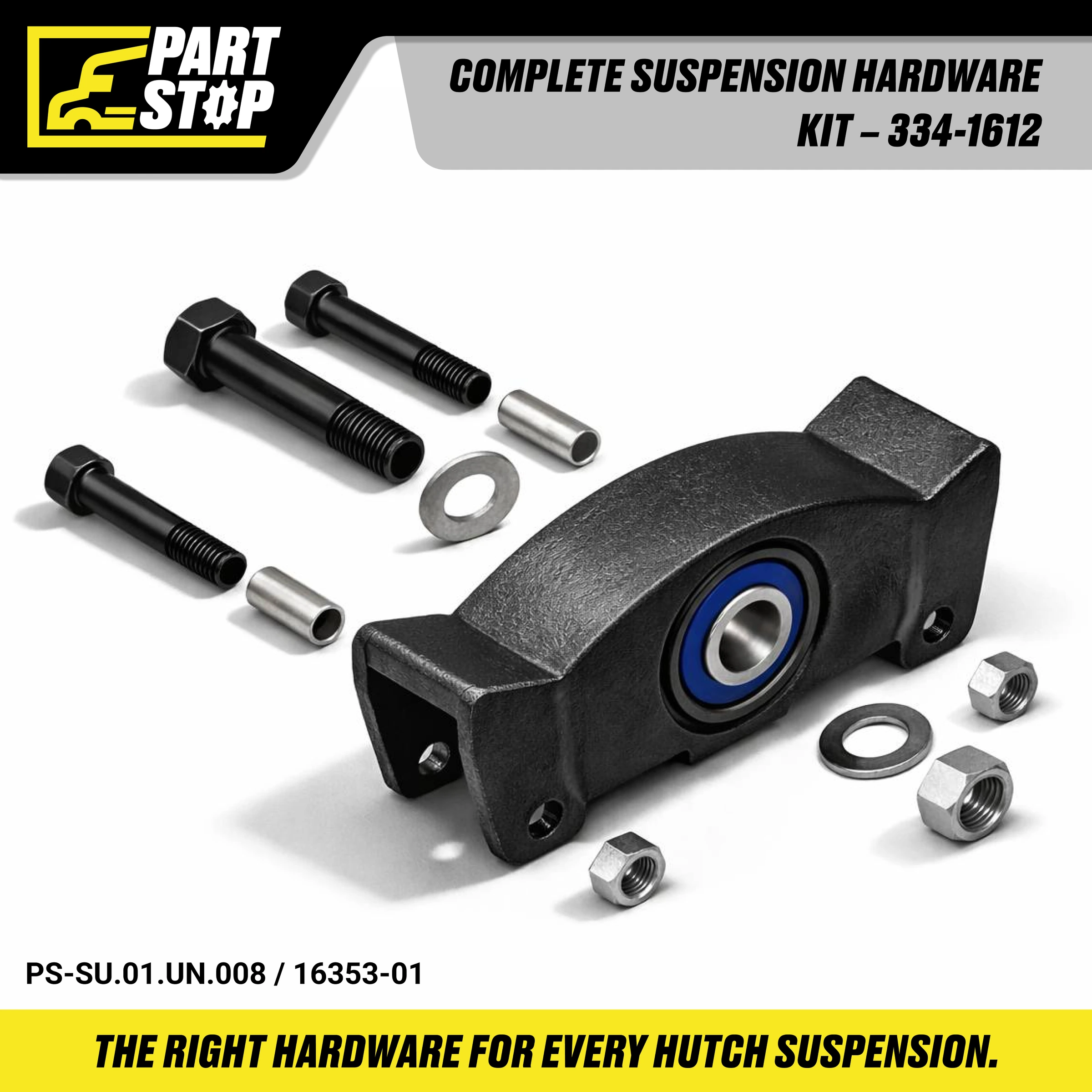 TRK5544A  Equalizer Bushing Kit Fits Hutchens Heavy Duty BKC118612GR8 , 334161 — infographic
