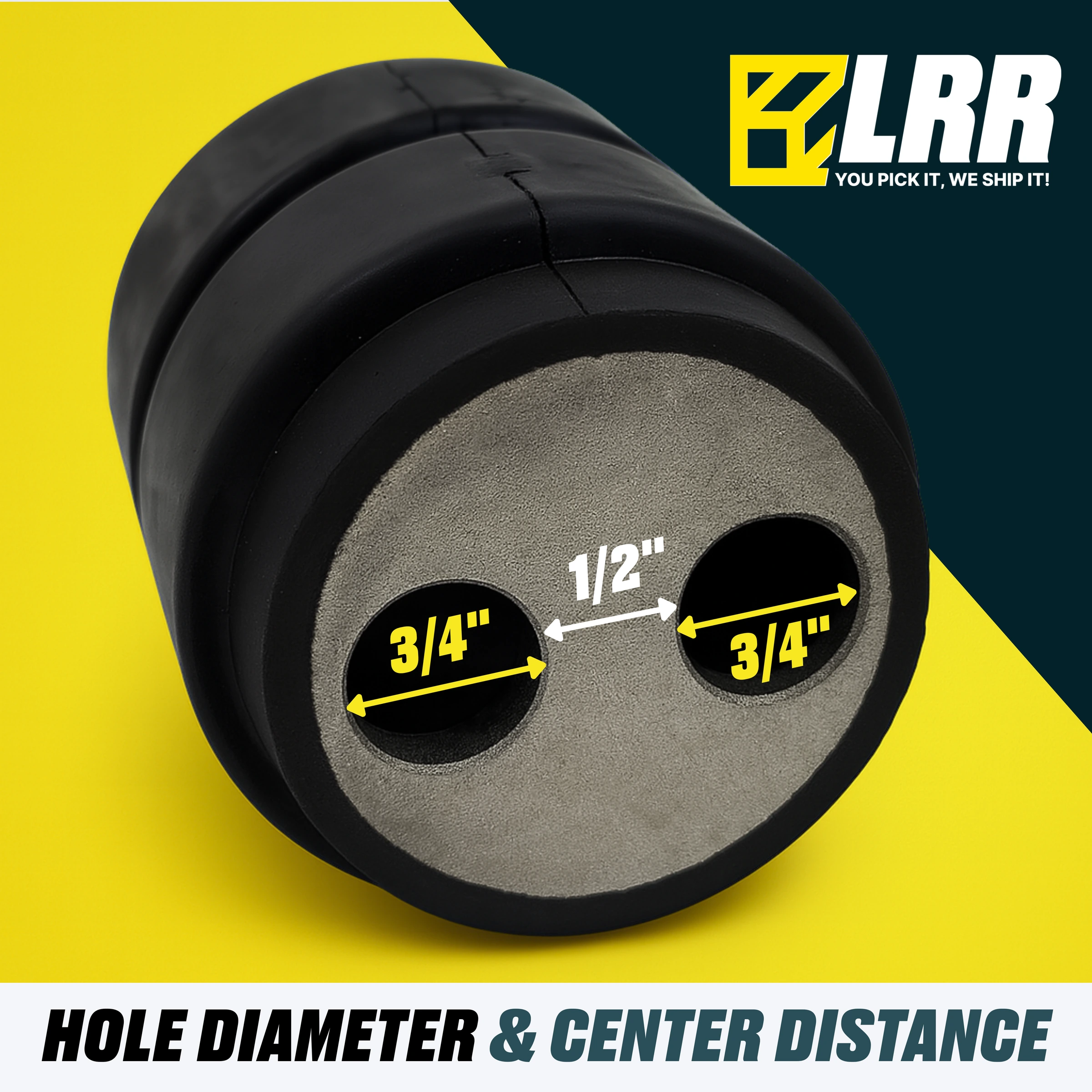 Equalizer Bushing Fits Hutchens 16146-01 Heavy Duty 331221 — infographic