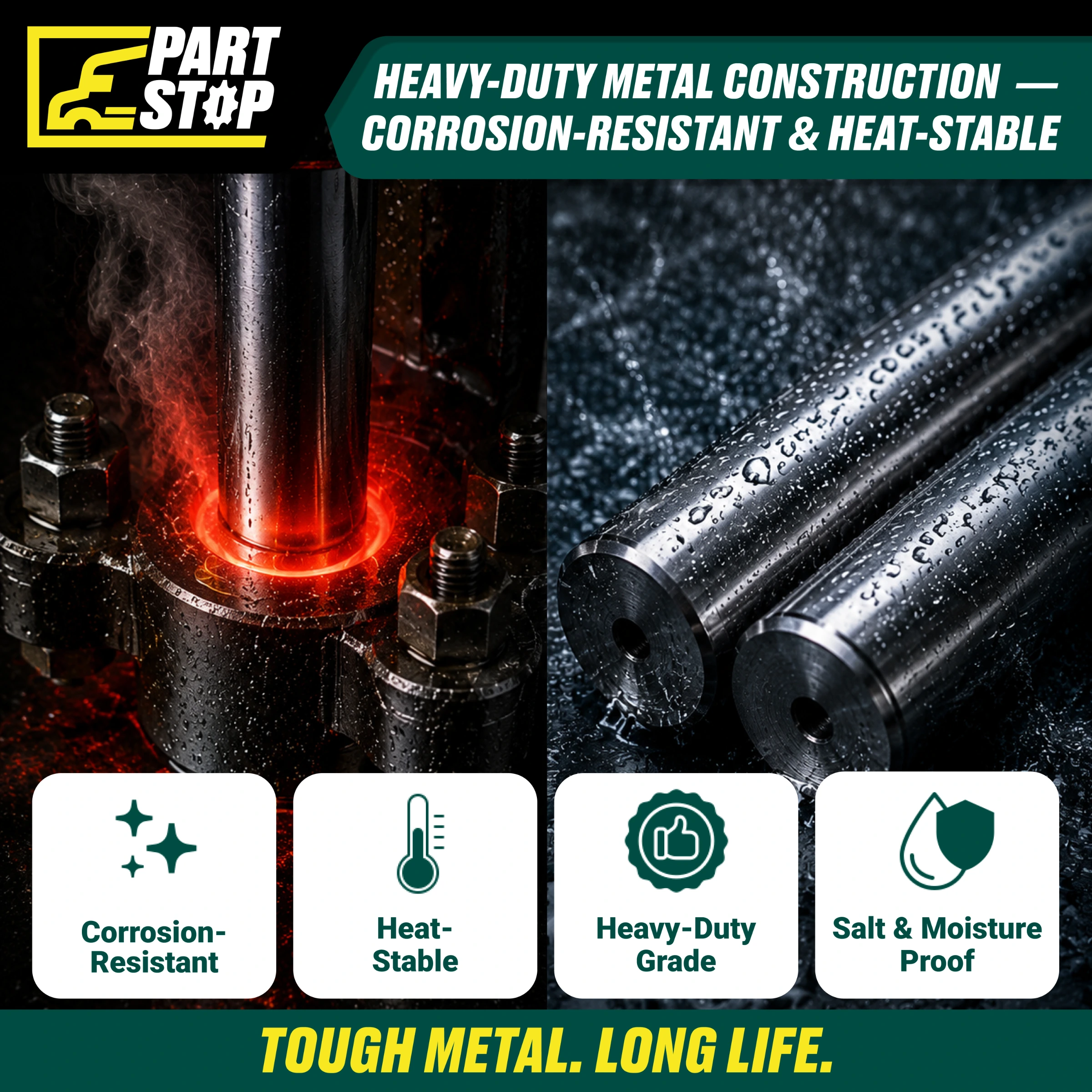 Steering King Pin Set, 8555B, FAK4482, 262-1502, 300-201 FORD C7TZ-3111 , R200039 — infographic