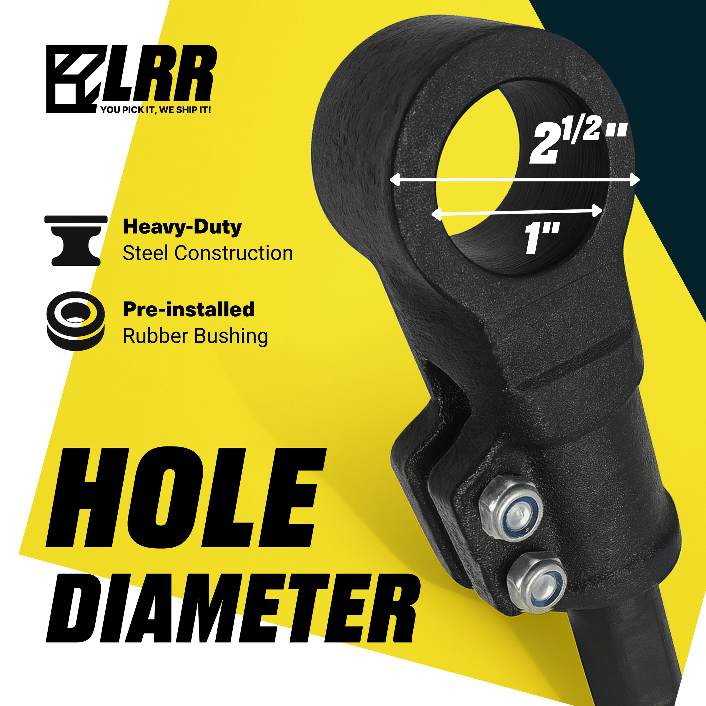 Adjustable Torque Rod – 11-7/8" to 13-3/8" | Heavy-Duty Suspension Torque Arm — infographic